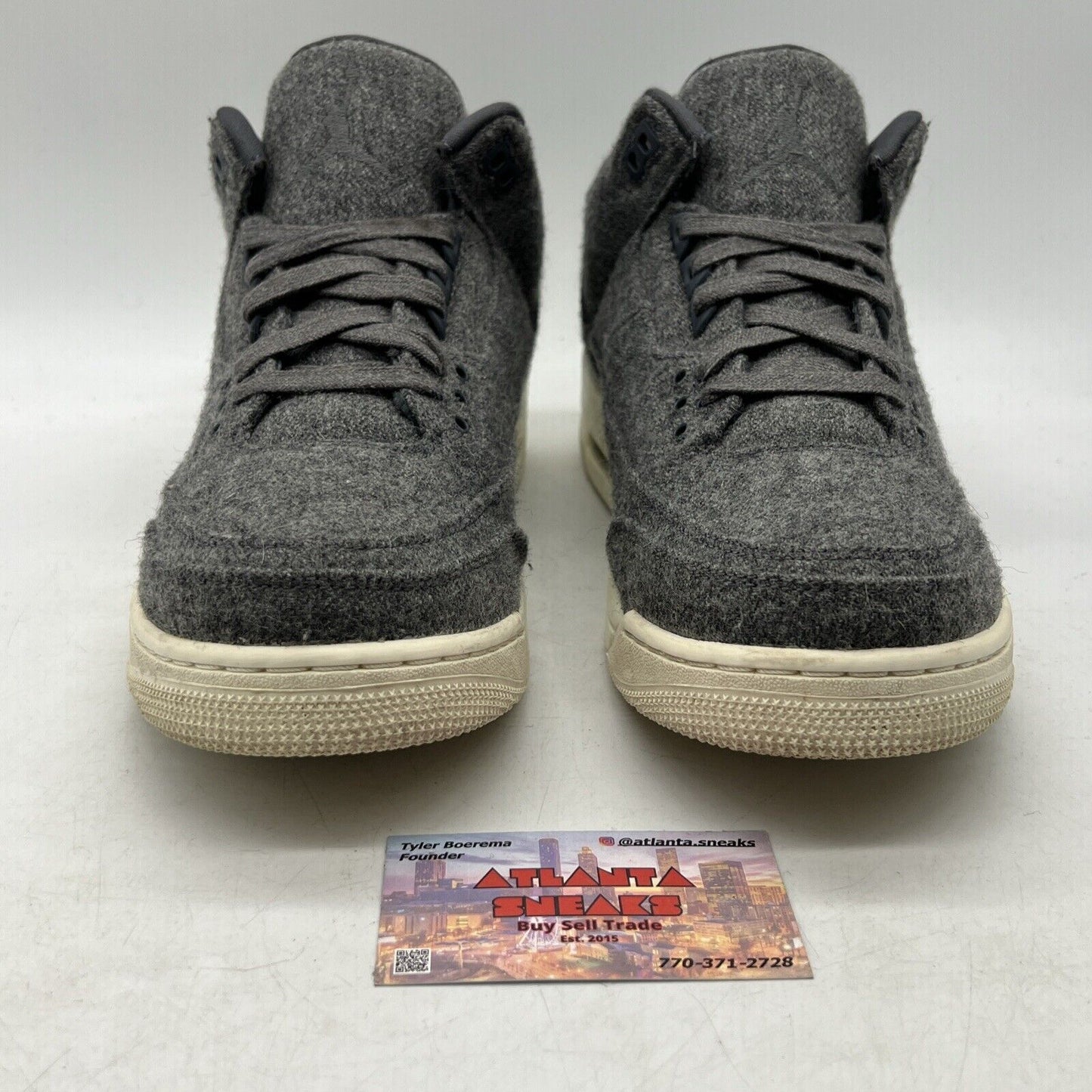 Size 11.5 - Air Jordan 3 Retro Wool White (854263-004)