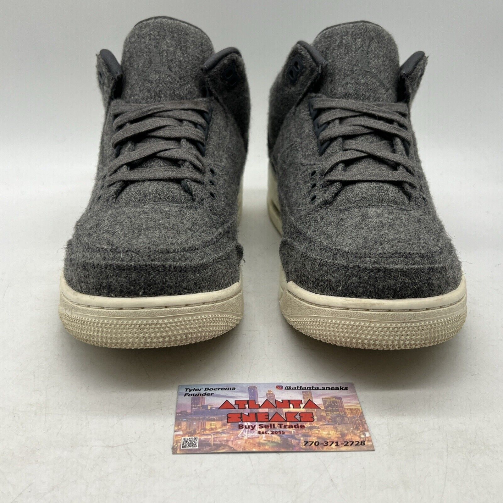 Size 11.5 - Air Jordan 3 Retro Wool White (854263-004)