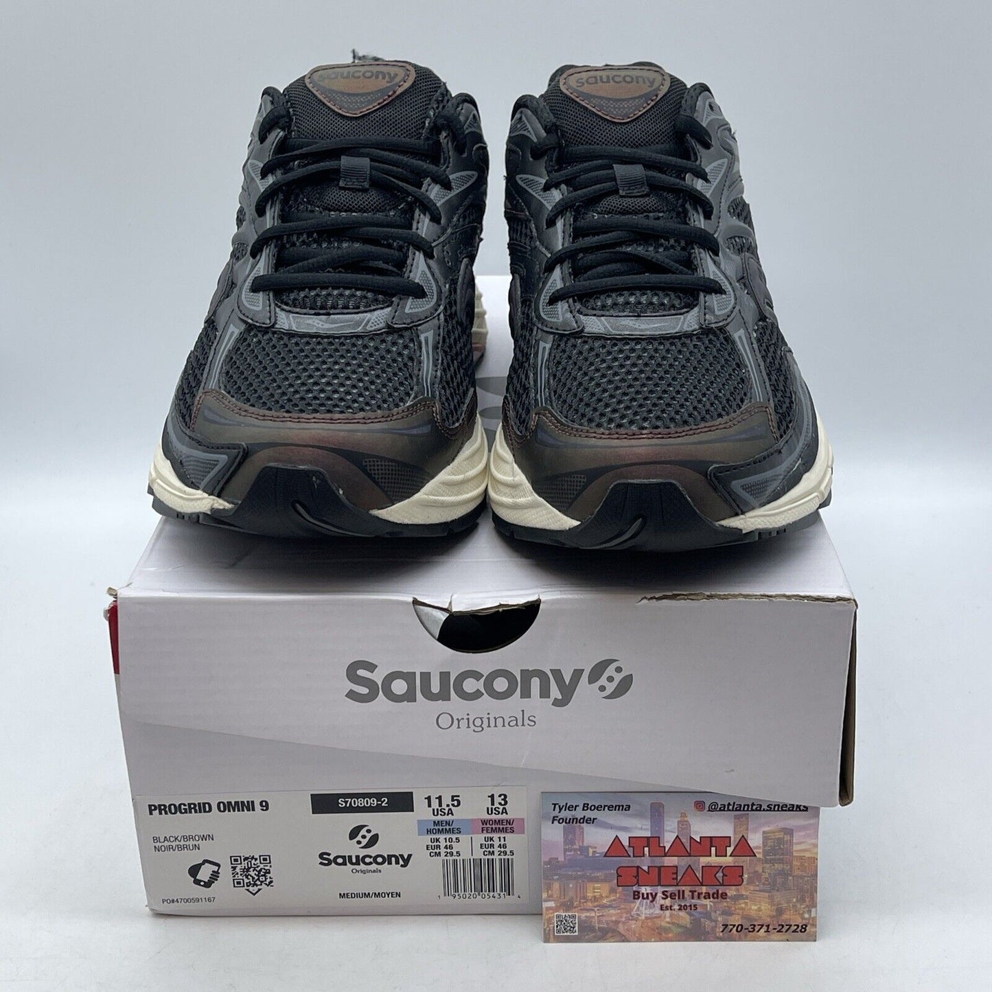 Size 11 - Saucony Progrid Omni 9 Disrupt Pack White Red Black (S70809-2)