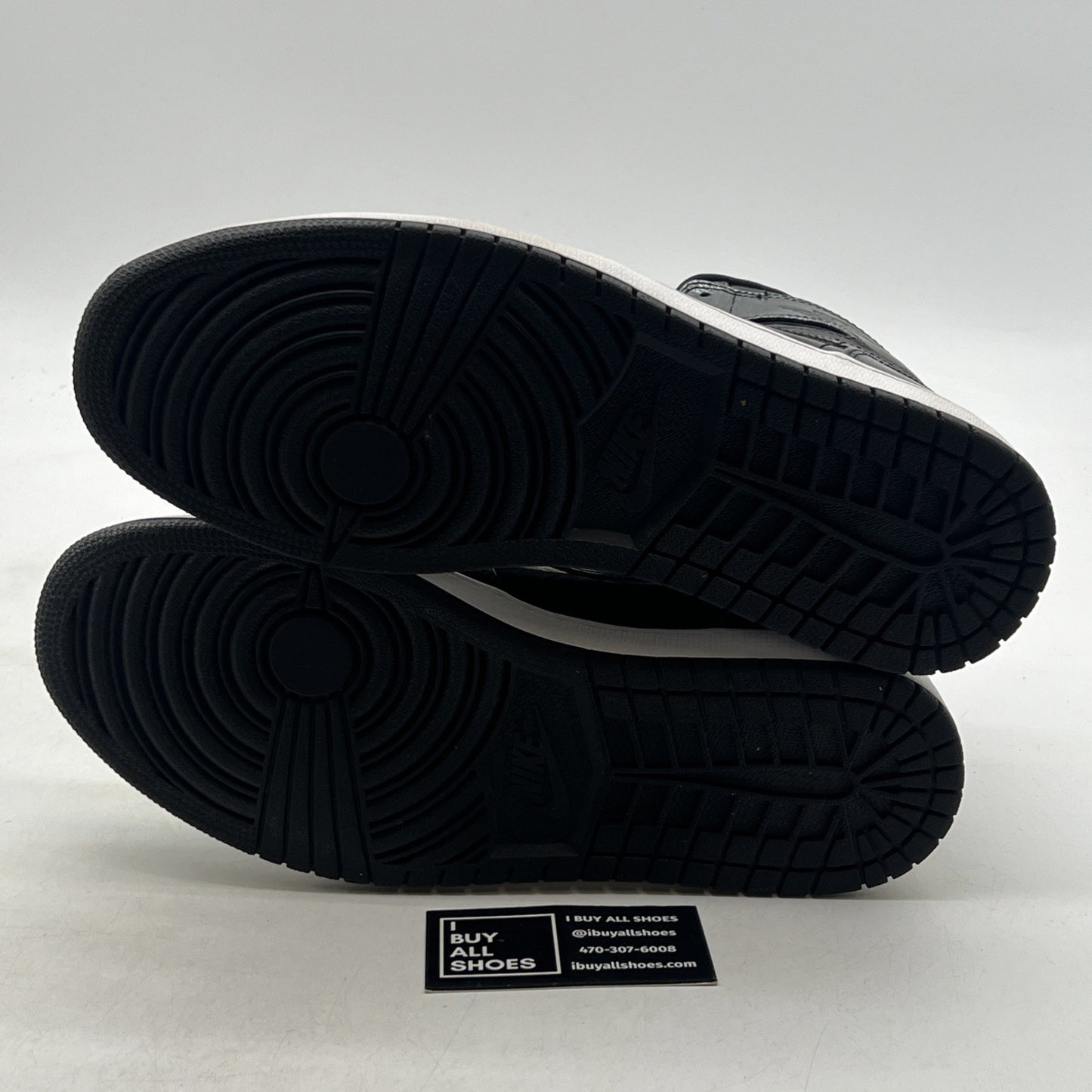 Size 11.5 - Air Jordan 1 Retro High Black Patent (332550-017)