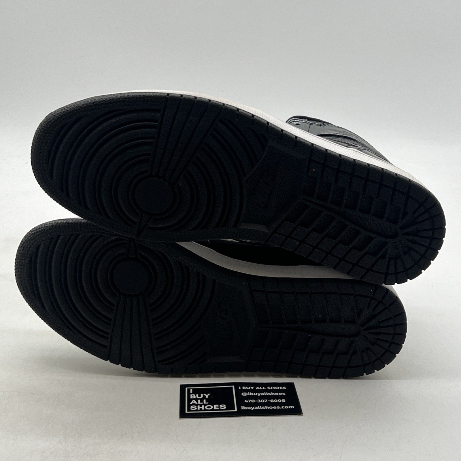 Size 11.5 - Air Jordan 1 Retro High Black Patent (332550-017)