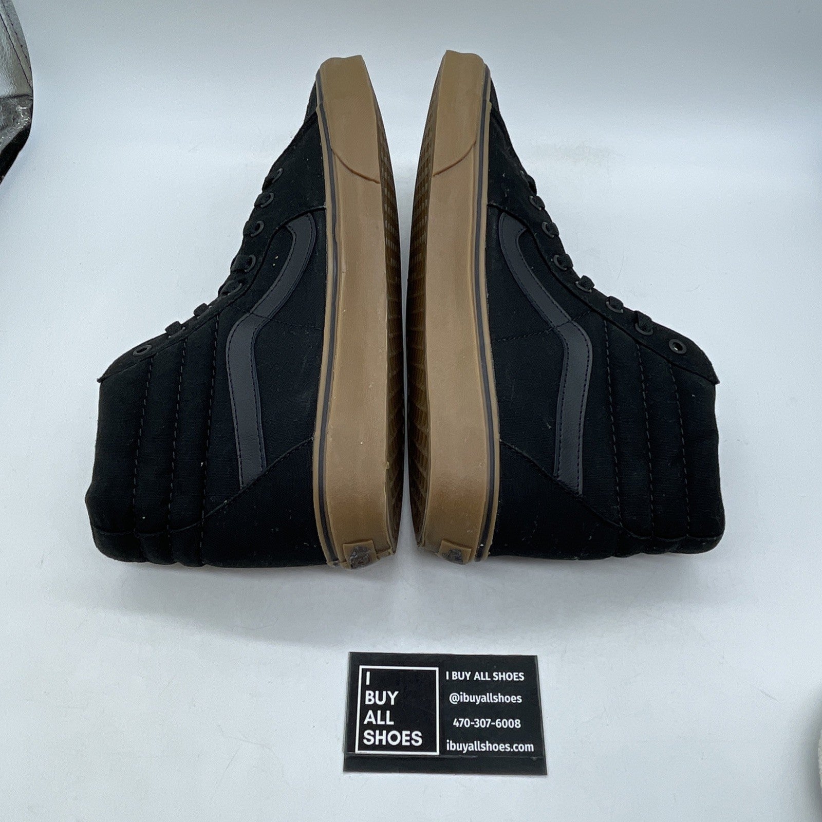 Size 12 - VANS Sk8- Reissue Canvas High Black Light Gum NWB (VNOA2XSBL0D)