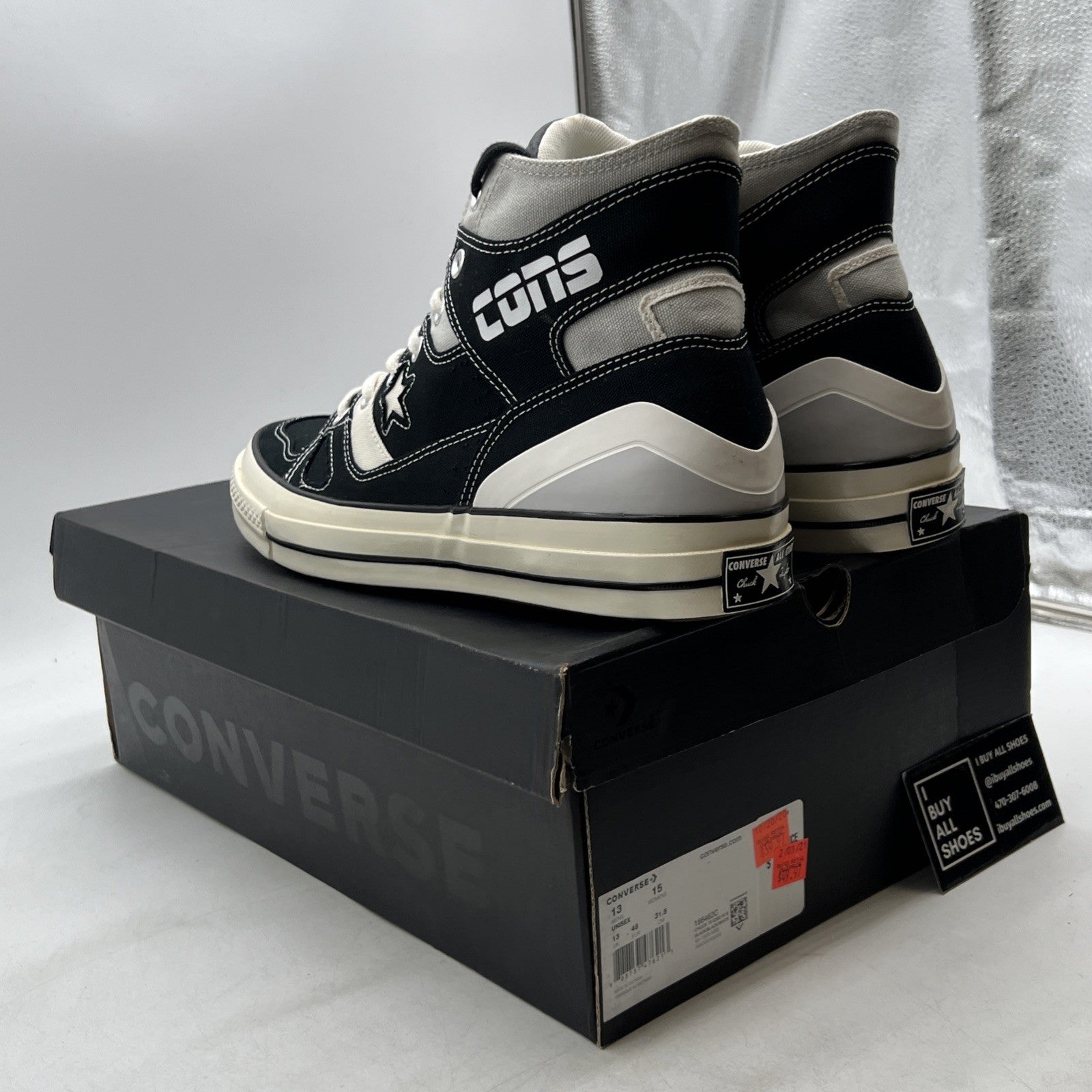 Size 13 - Converse Chuck 70 E260 High Black/White (166462C)