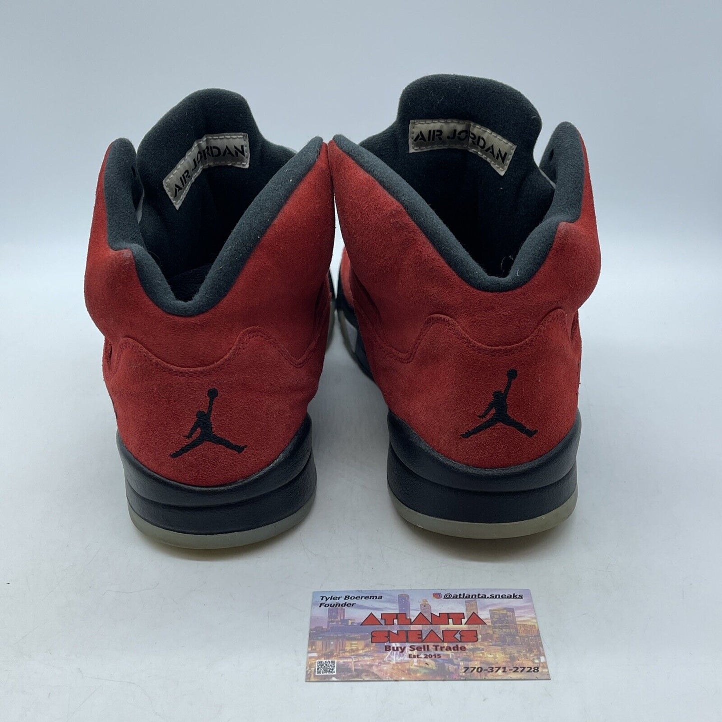 Size 11 - Jordan 5 Retro Mid Raging Bull Red Suede Black White (DD0587-600)