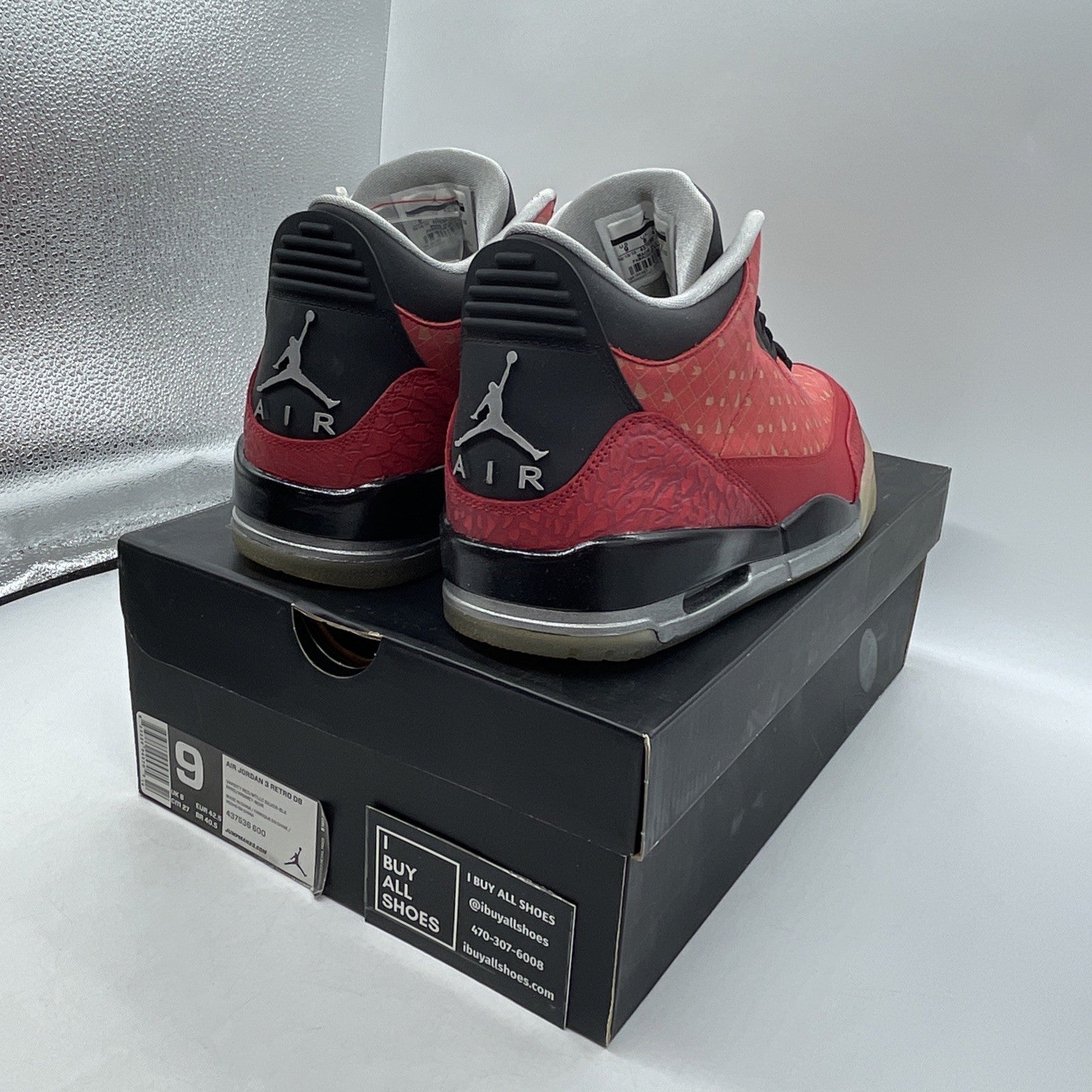 Size 9 - Air Jordan 3 Retro 2013 Doernbecher (437536-600)