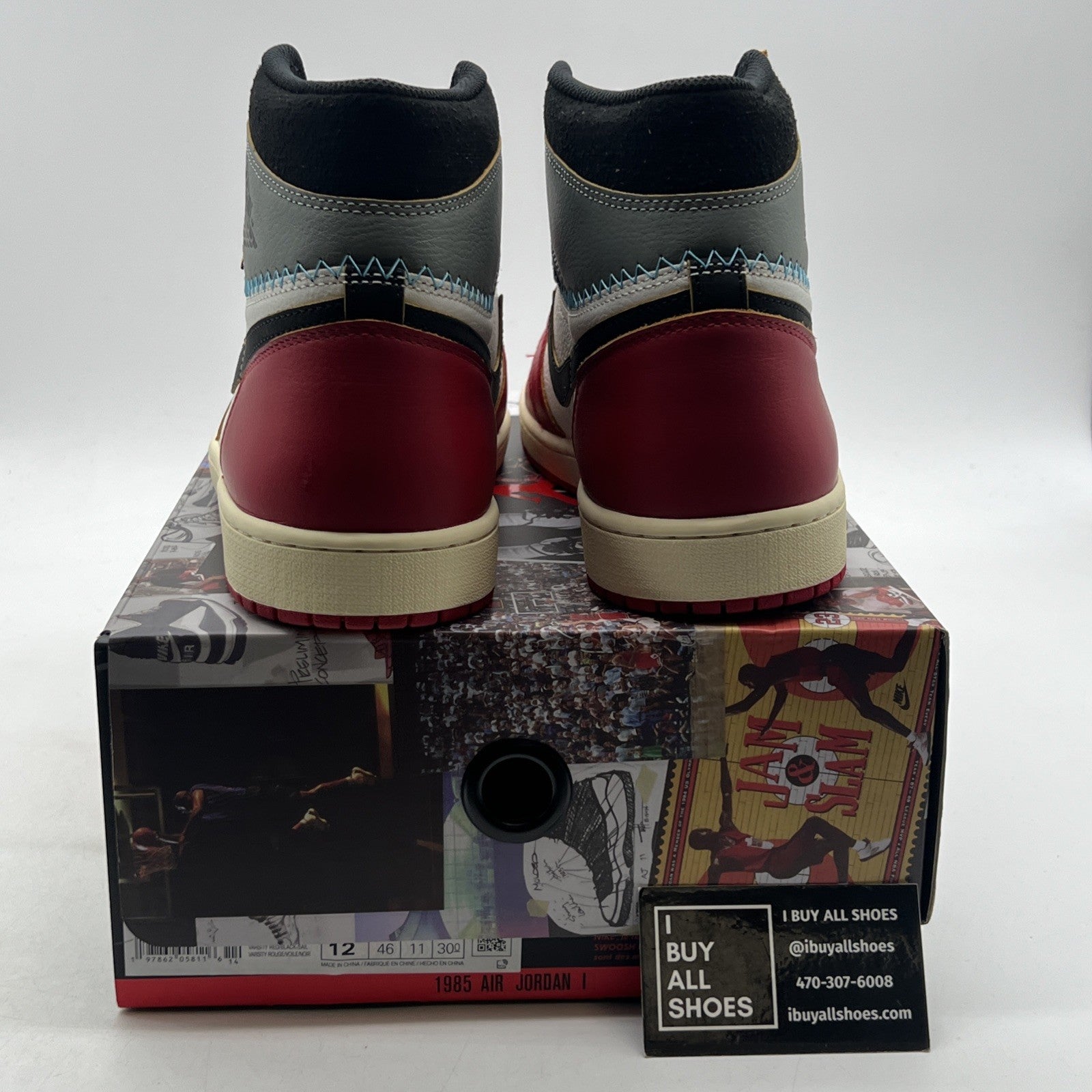 Size 12 - Union LA x Air Jordan 1 Retro OG SP High Chicago Shadow (HV8563-600)