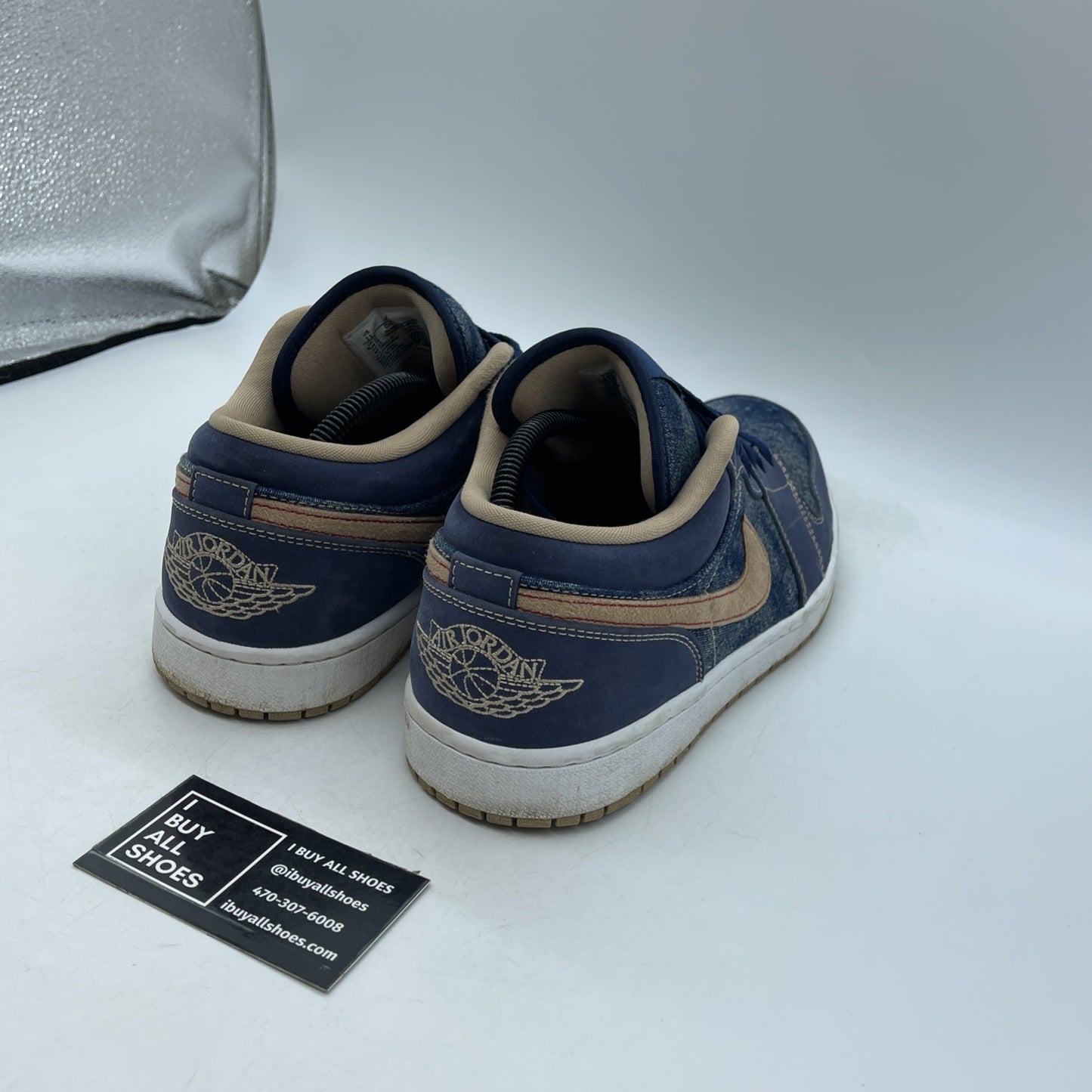 Size 11 - Air Jordan 1 SE Low Denim (DH1259-400)