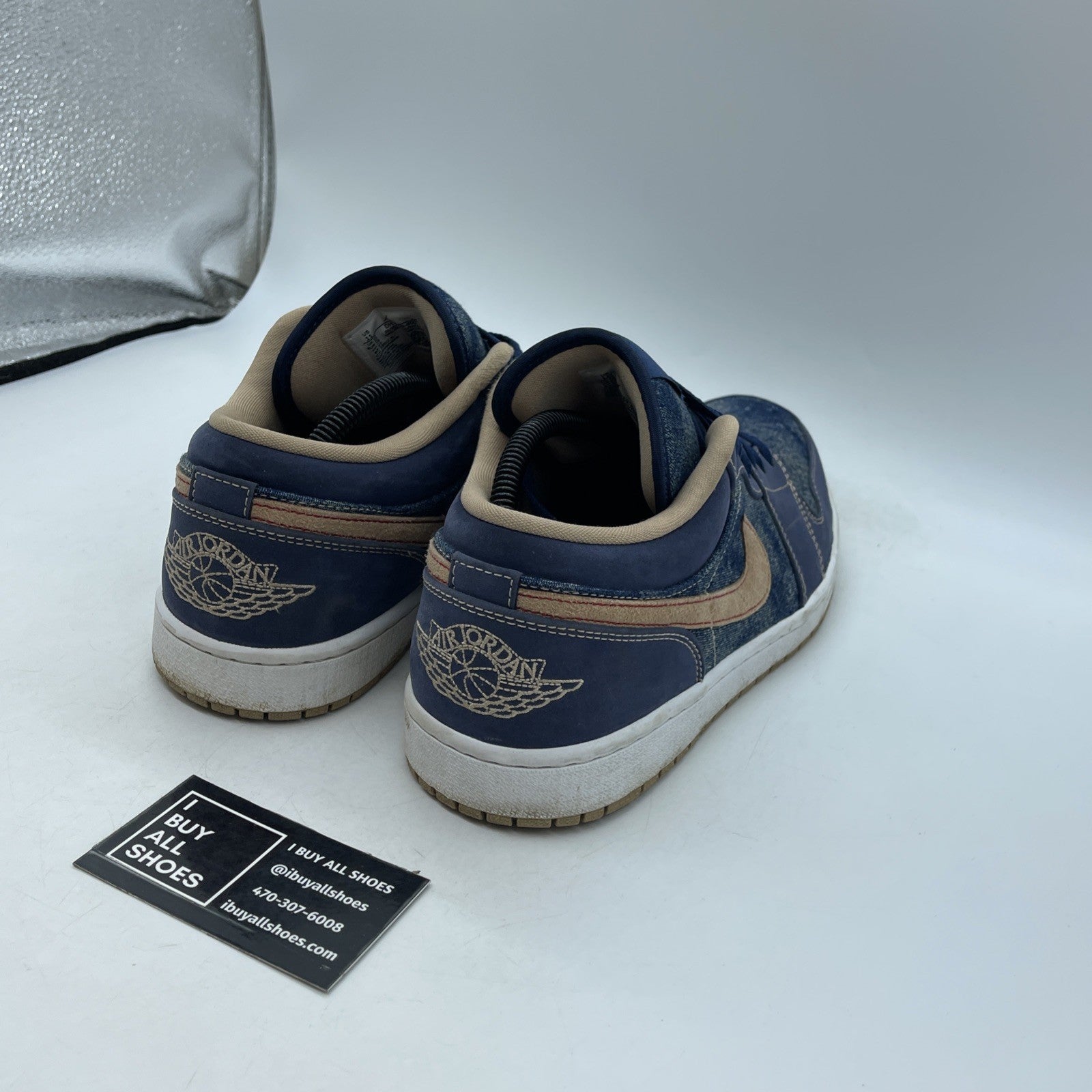Size 11 - Air Jordan 1 SE Low Denim (DH1259-400)
