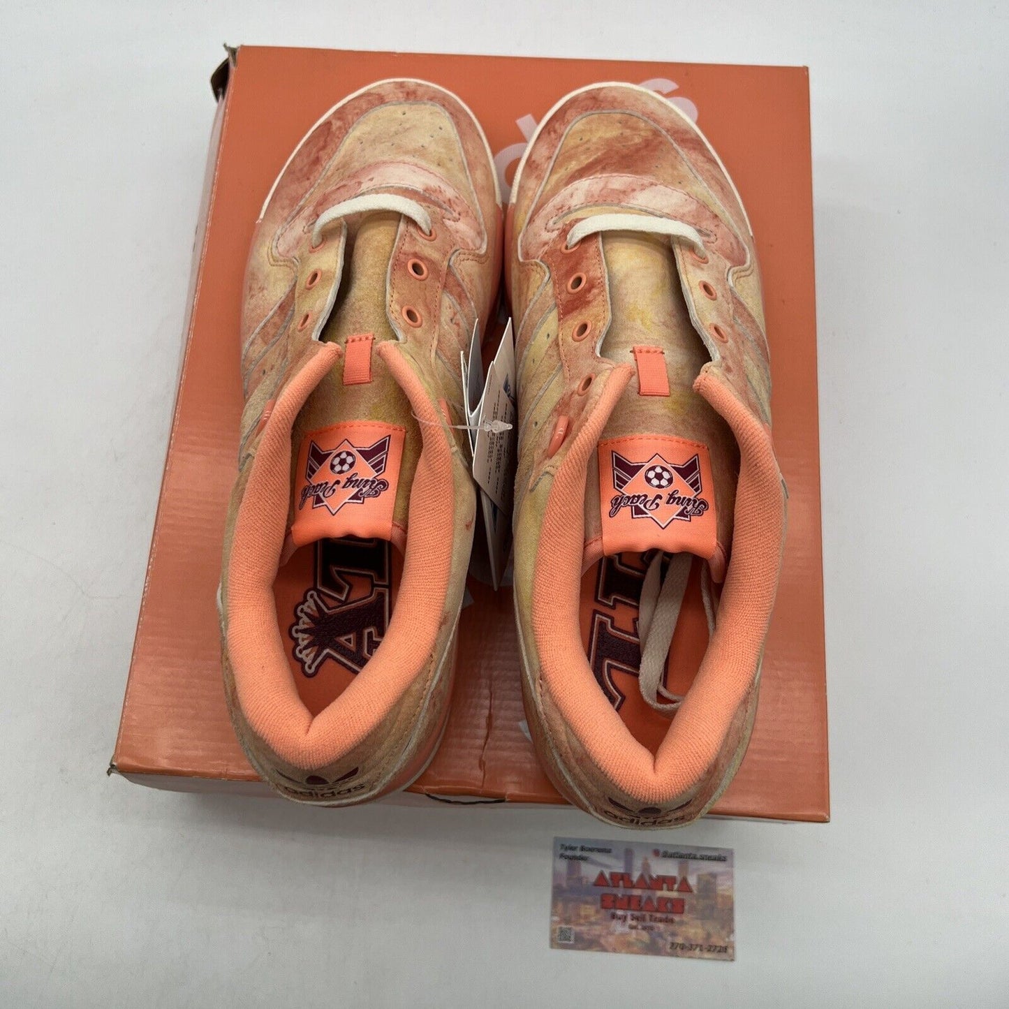 Size 12 - adidas Social Status x Rivalry Low Kings Peach Suede  (EE6384)