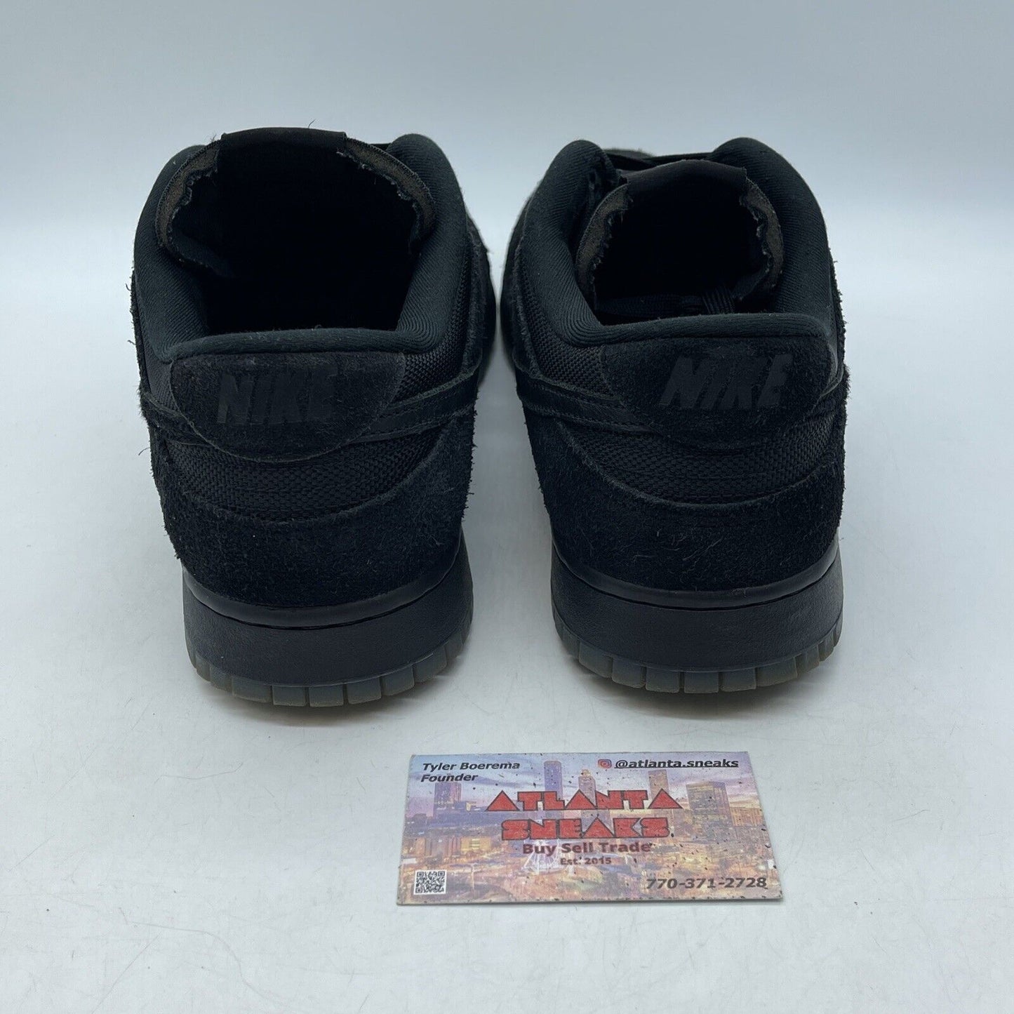 Size 12 - Nike Dunk Low x Undefeated Dunk Vs AF1 2021 Black Suede (DO9329-001)