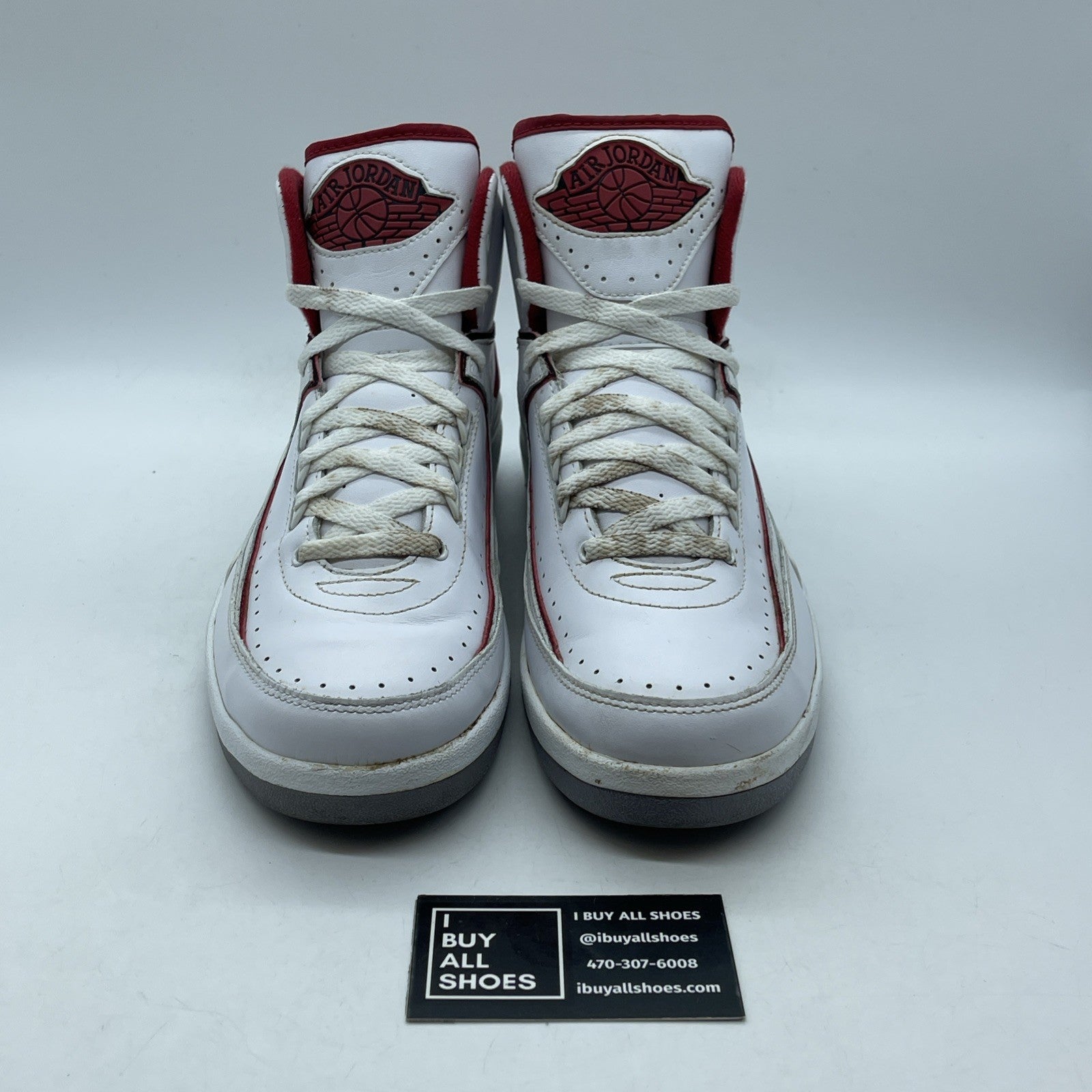 Size 9 - Air Jordan 2 Retro Chicago Home White Red Leather (385475-102)