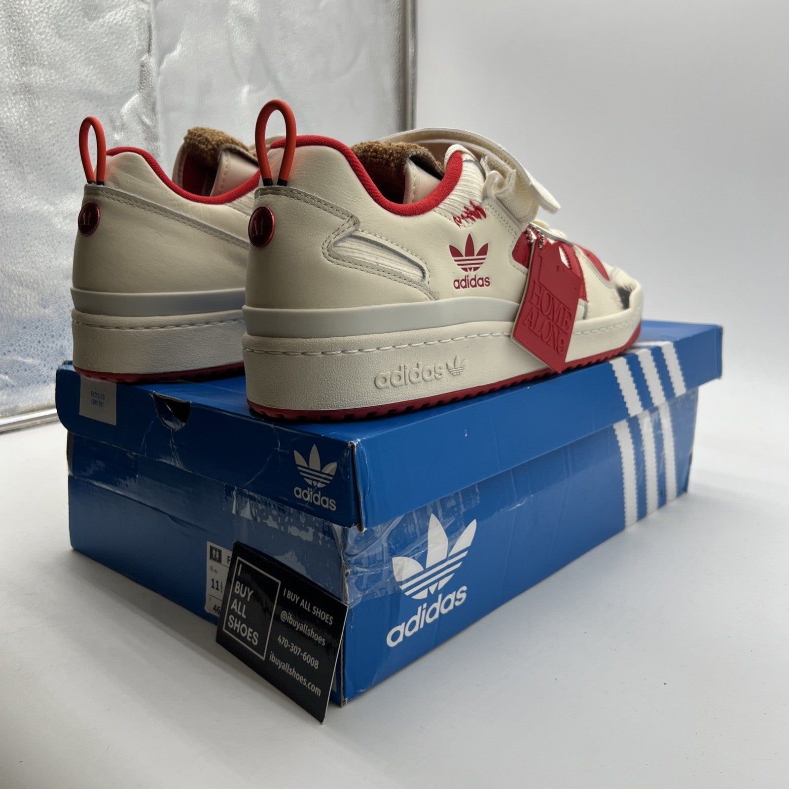 Size 11.5 - adidas Home Alone x Forum Low Red (GZ4378)