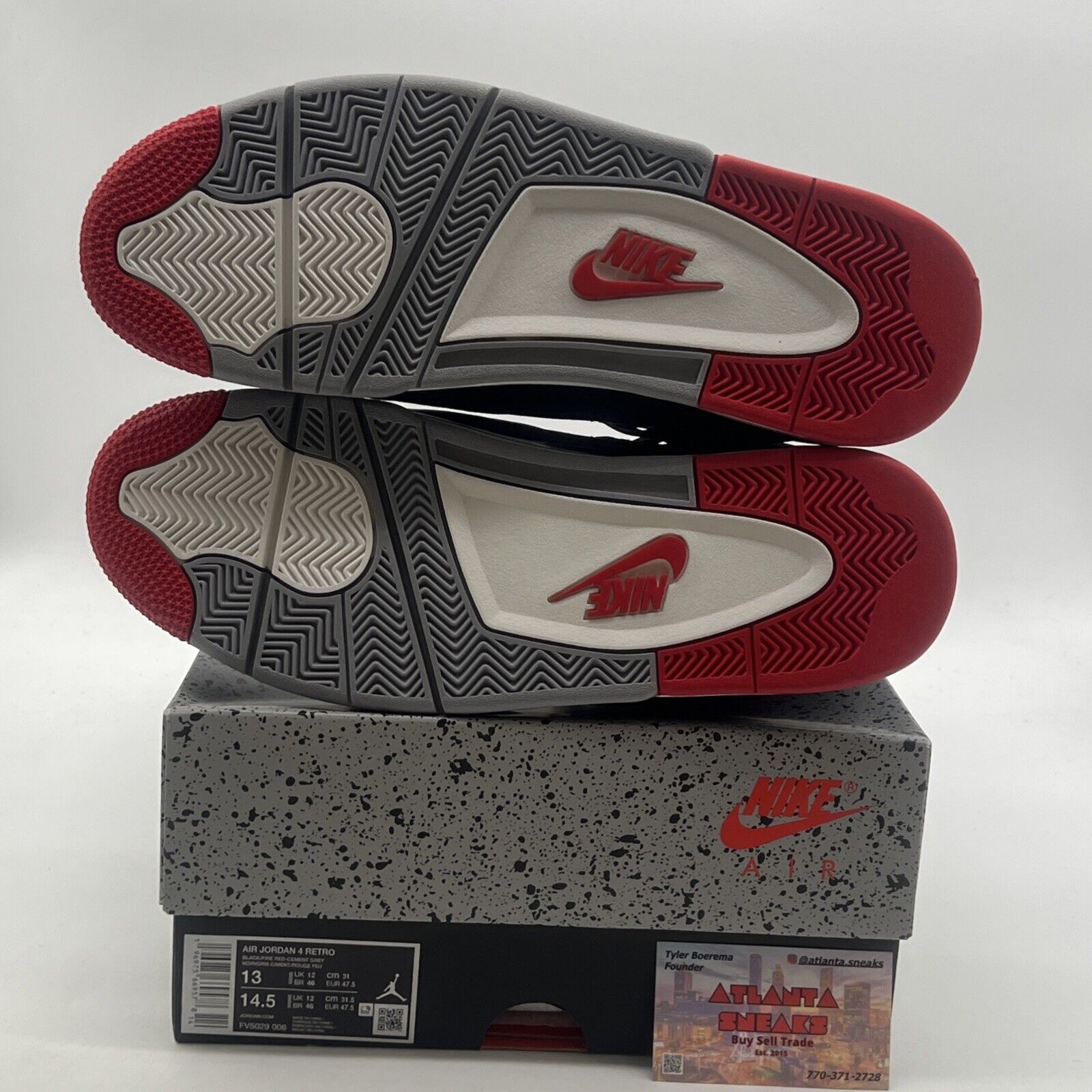 Size 13 - Air Jordan 4 Retro Bred Reimagined (FV5029-006)