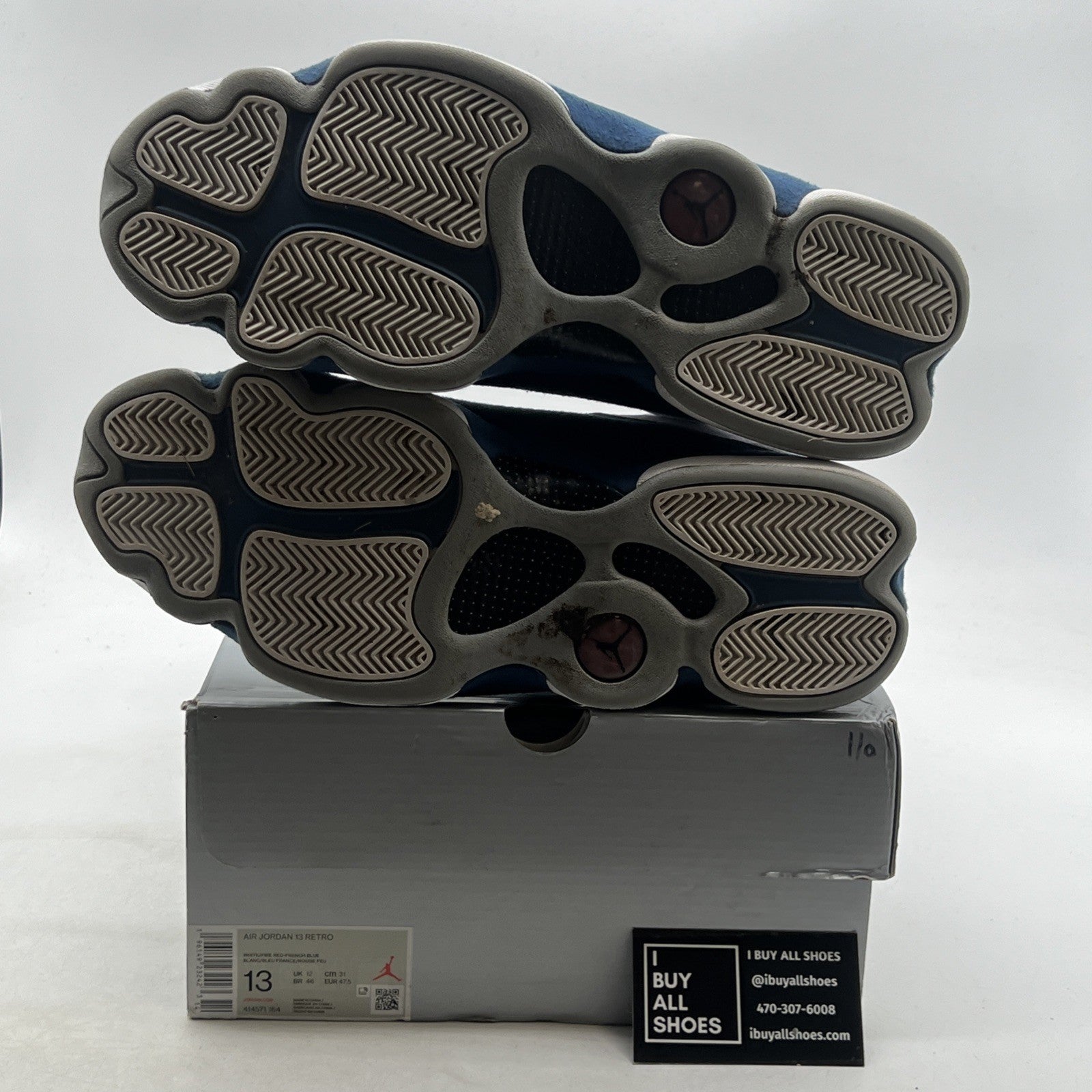 Size 13 - Air Jordan 13 Retro Mid French Blue (414571-164)