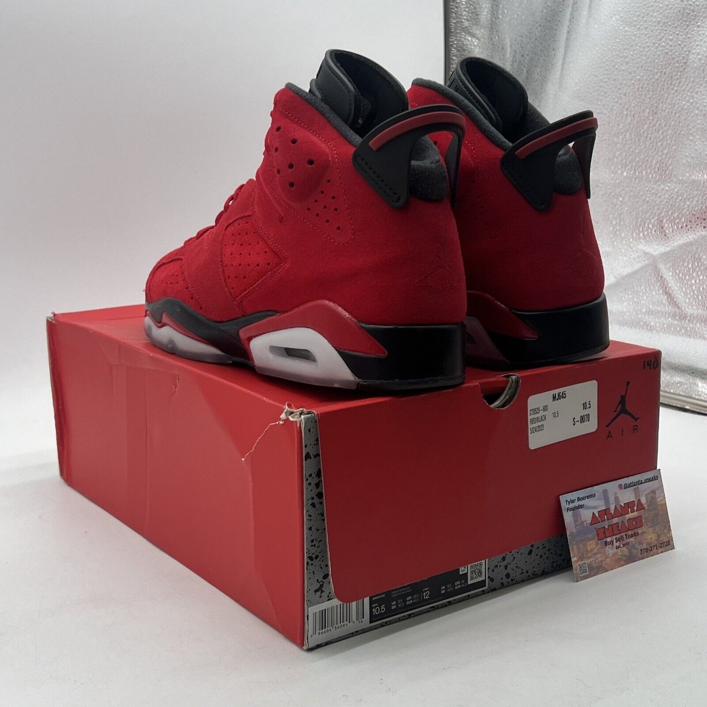 Size 10.5 - Air Jordan 6 Retro Toro Bravo (CT8529-600)