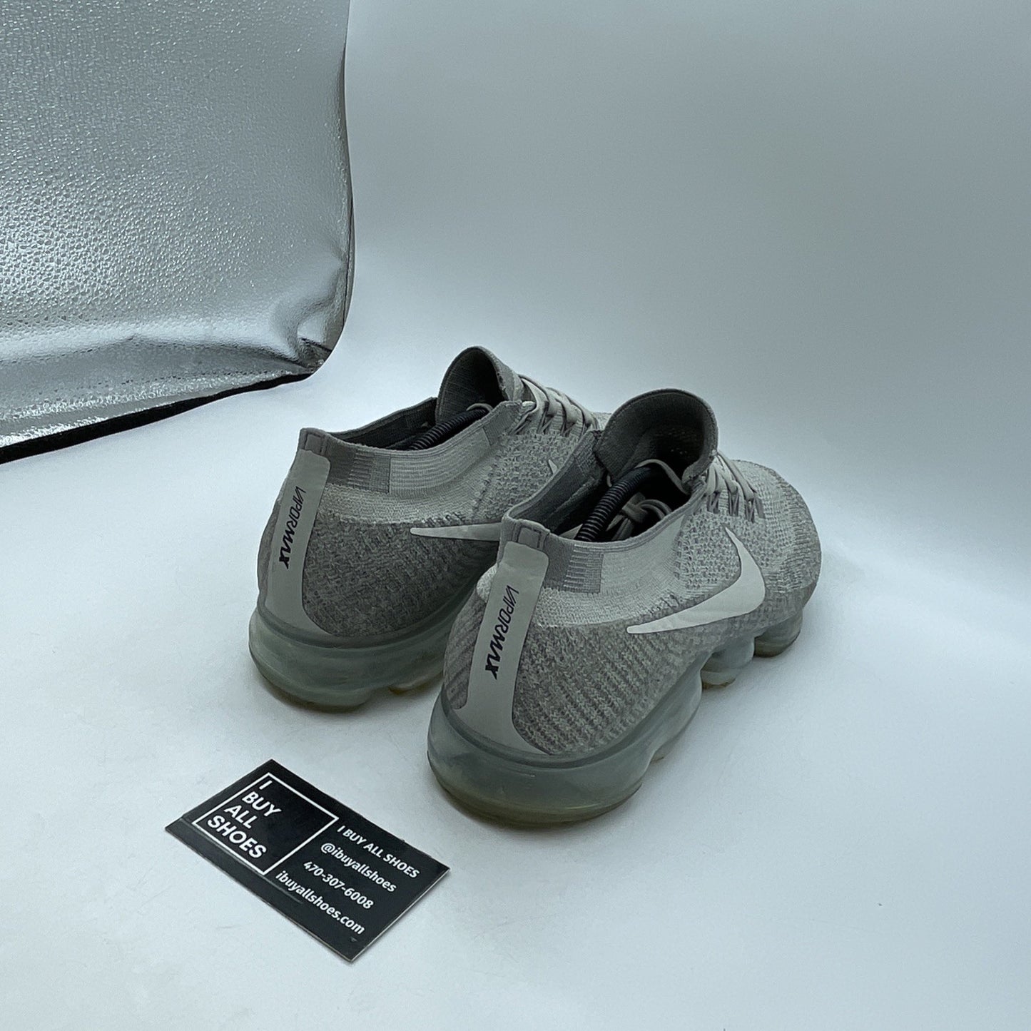 Size 13 - Nike Air VaporMax Pale Grey (849558-005)