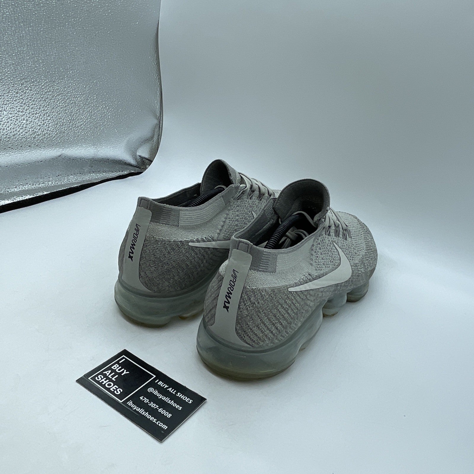 Size 13 - Nike Air VaporMax Pale Grey (849558-005)