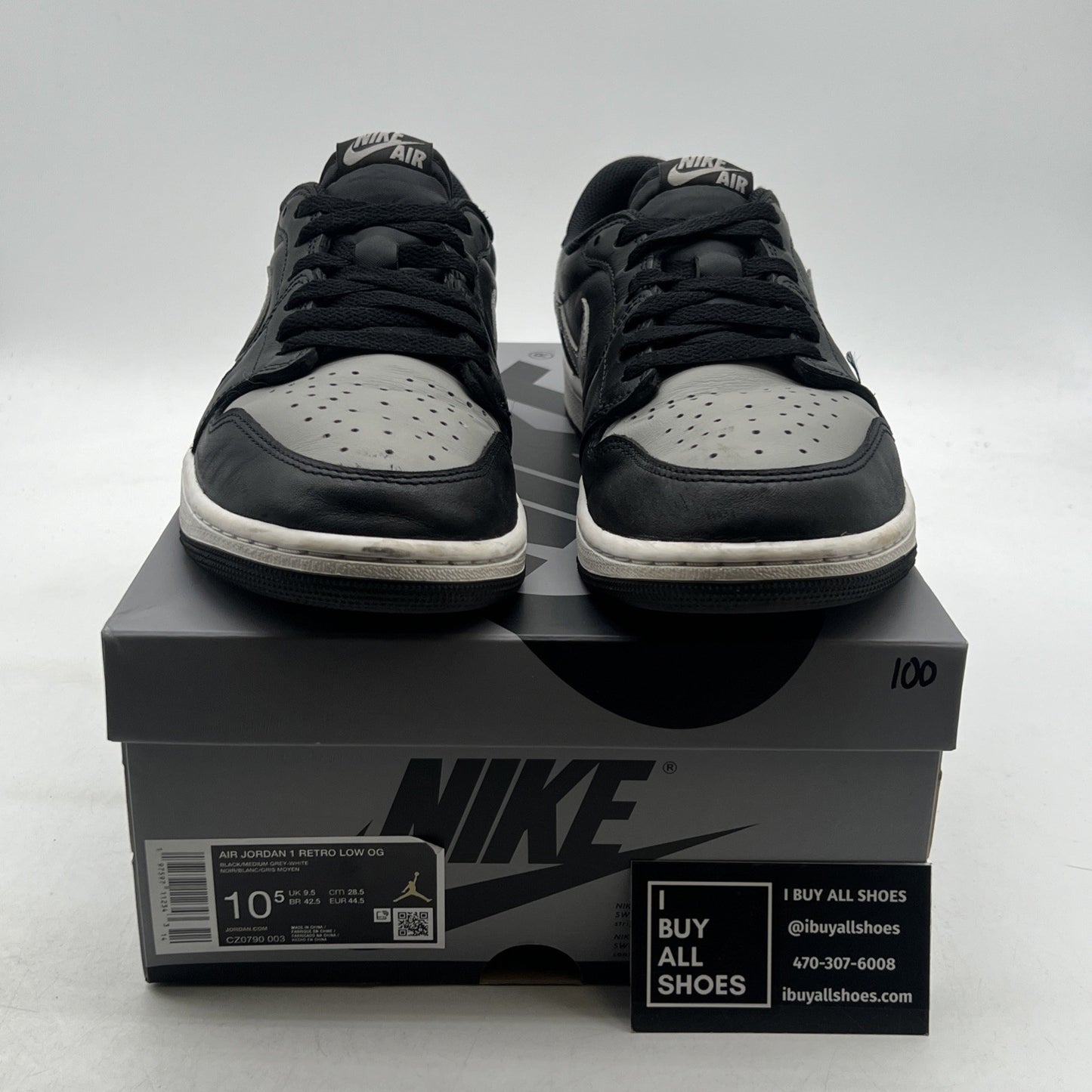 Size 10.5 - Air Jordan 1 Retro OG 2024 Low Shadow (CZ0790-003)