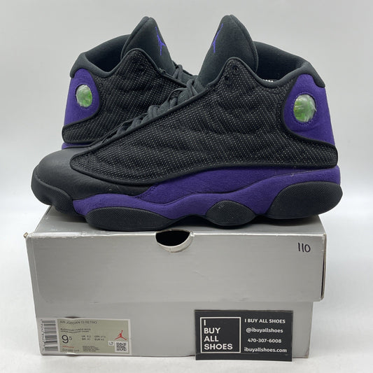 Size 9.5 - Jordan 13 Retro Court Purple Black Suede Leather (DJ5982-015)