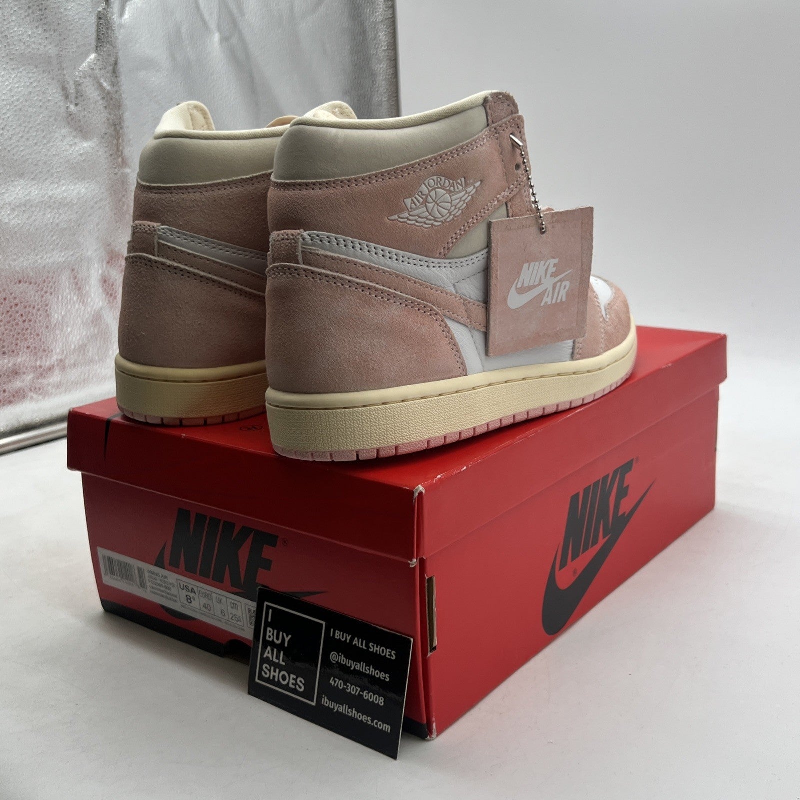 Size 8.5 - Air Jordan 1 Retro OG High Washed Pink W (FD2596-600)