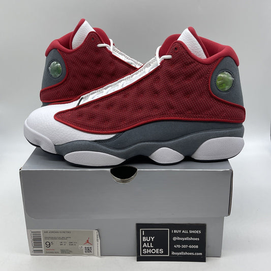 Size 9.5 - Air Jordan 13 Gym Red Flint Grey (DJ5982600)
