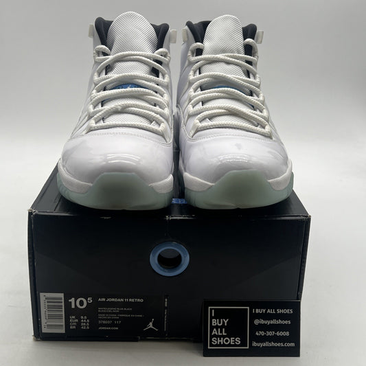 Size 10.5 - Air Jordan 11 Retro High Legend Blue (378037-117)