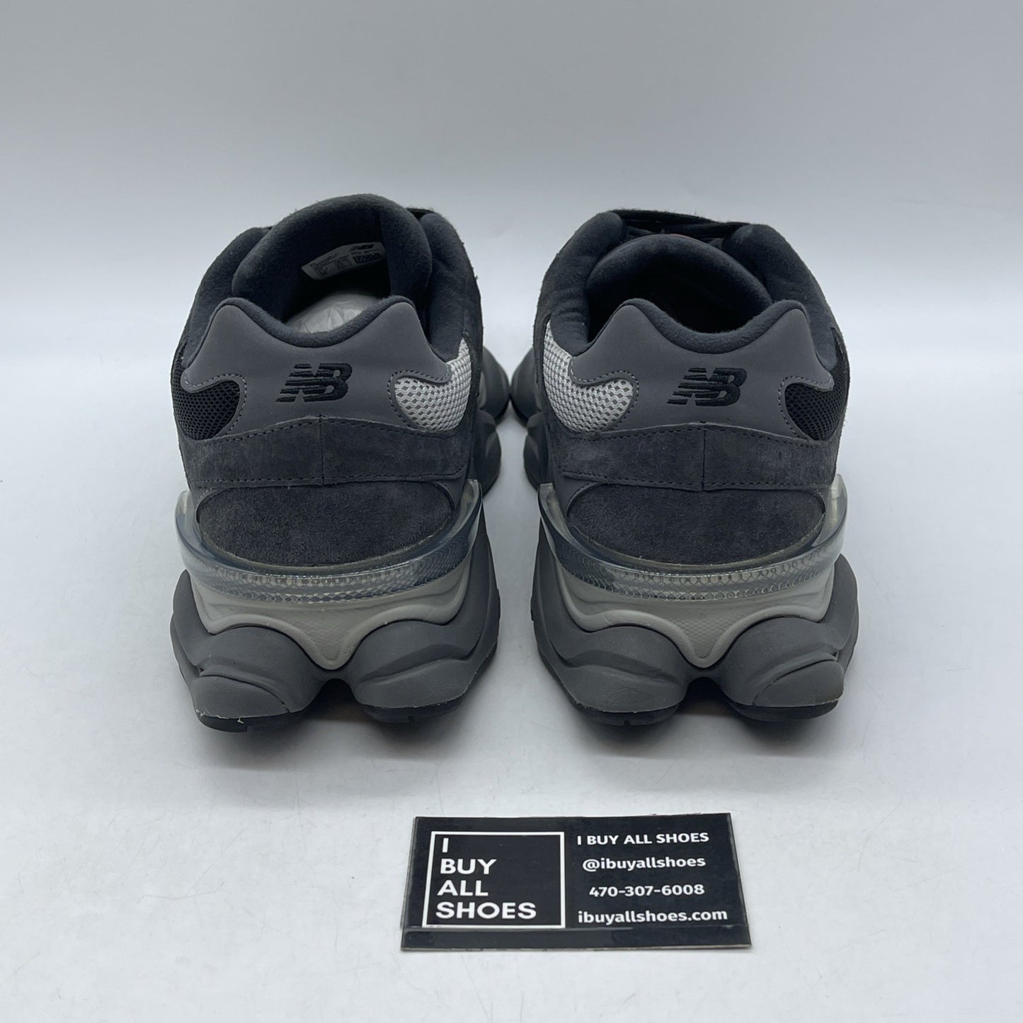 Size 10 - New Balance 9060 Black Castlerock (U9060BLK)