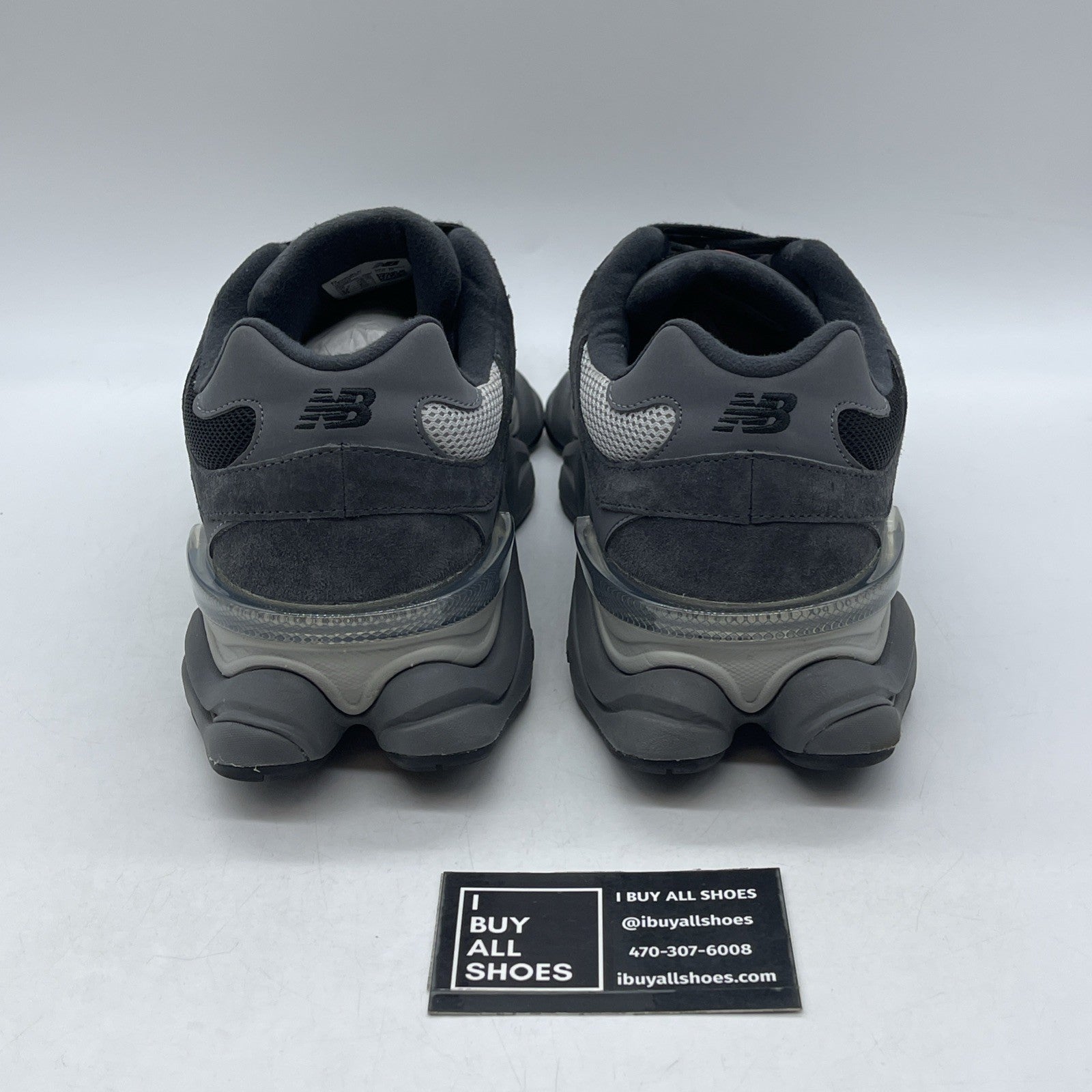 Size 10 - New Balance 9060 Black Castlerock (U9060BLK)