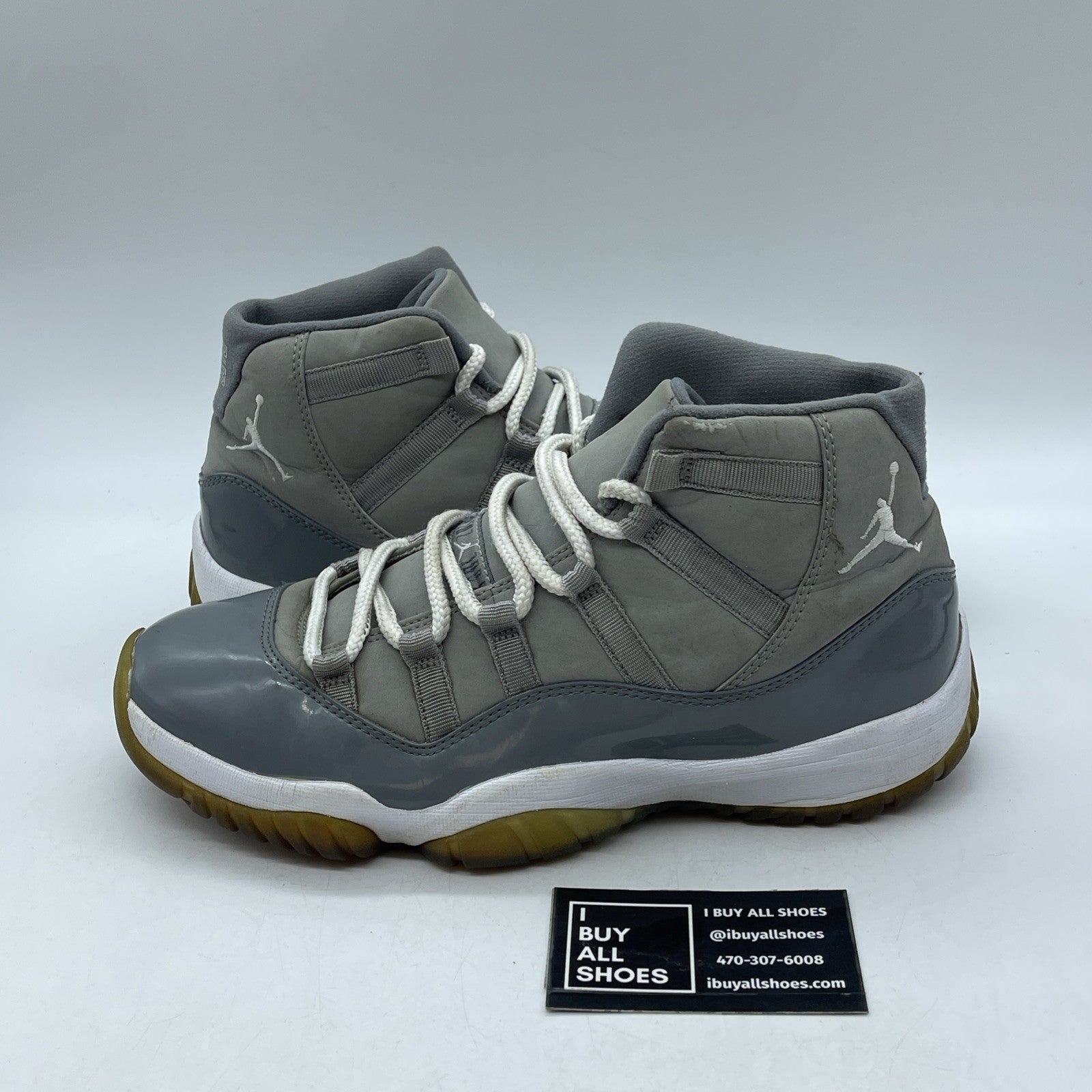 Size 8.5 - Air Jordan 11 Retro 2010 Cool Grey (378037-001)