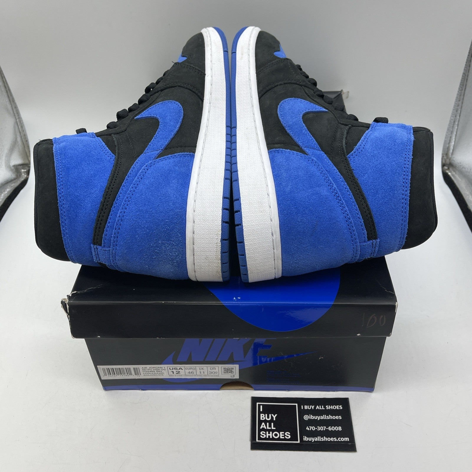 Size 12 - Jordan 1 Retro OG High Royal Reimagined Blue Suede (DZ5485-042)