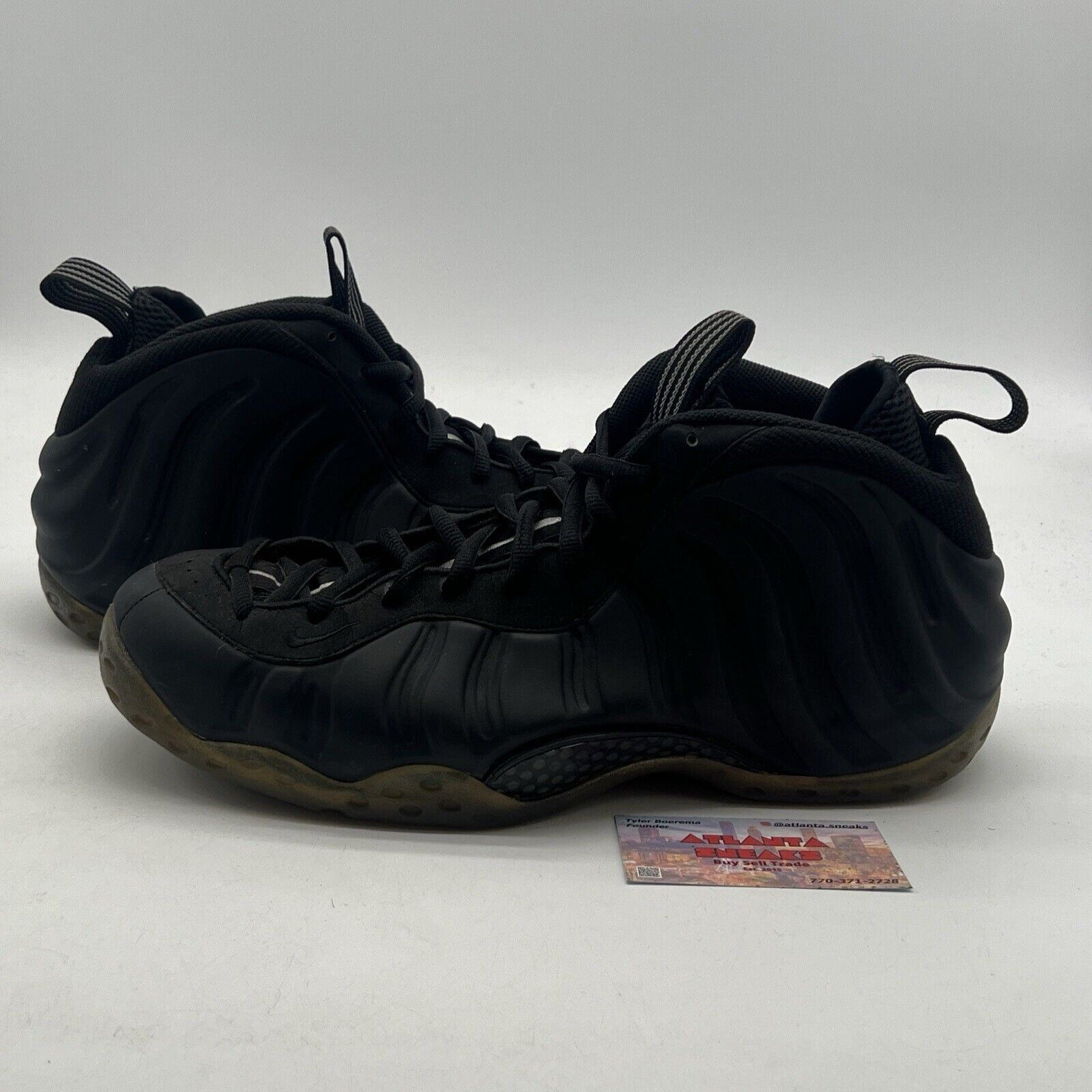 Size 12 - Nike Air Foamposite One Stealth (314996-010)