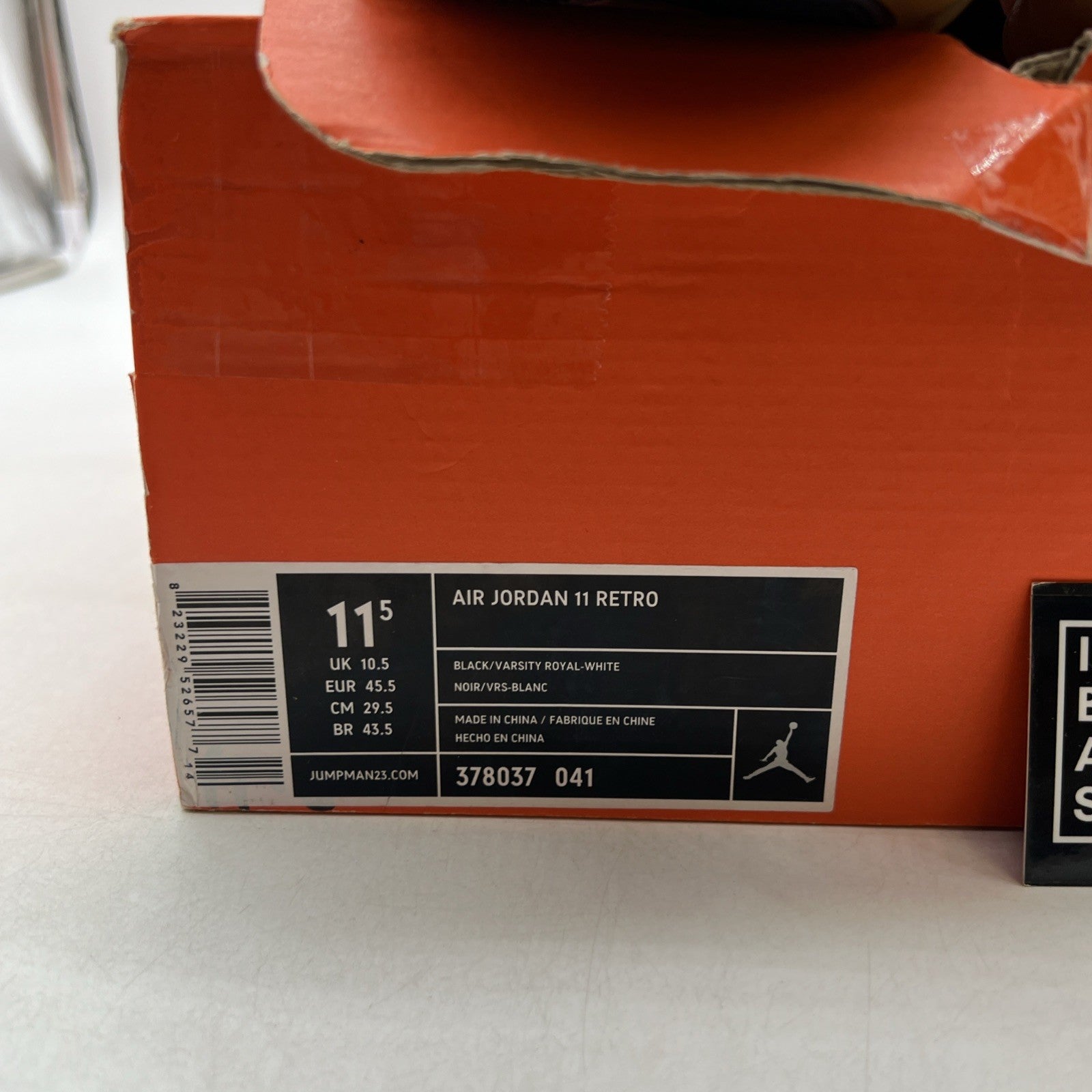 Size 11.5 - Air Jordan 11 Retro 2009 Space Jam (378037-041)