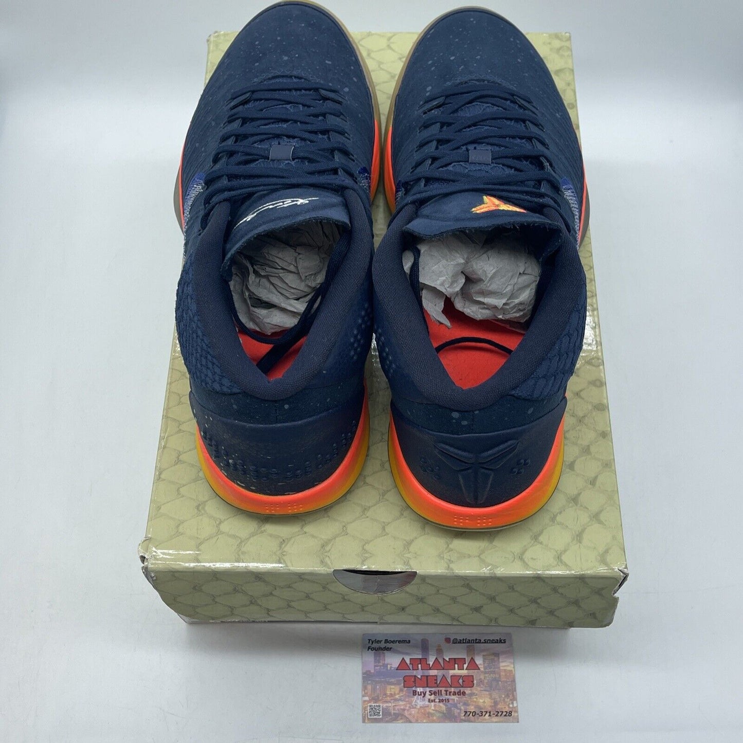 Size 11 - Nike Kobe A.D. Mid Rise Blue Orange Yellow (922482-401)