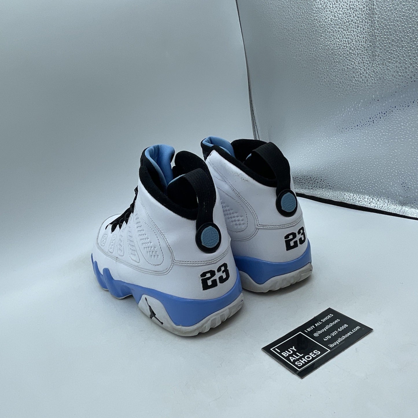 Size 12 - Air Jordan 9 Retro 2010 Powder Blue (302370-103)