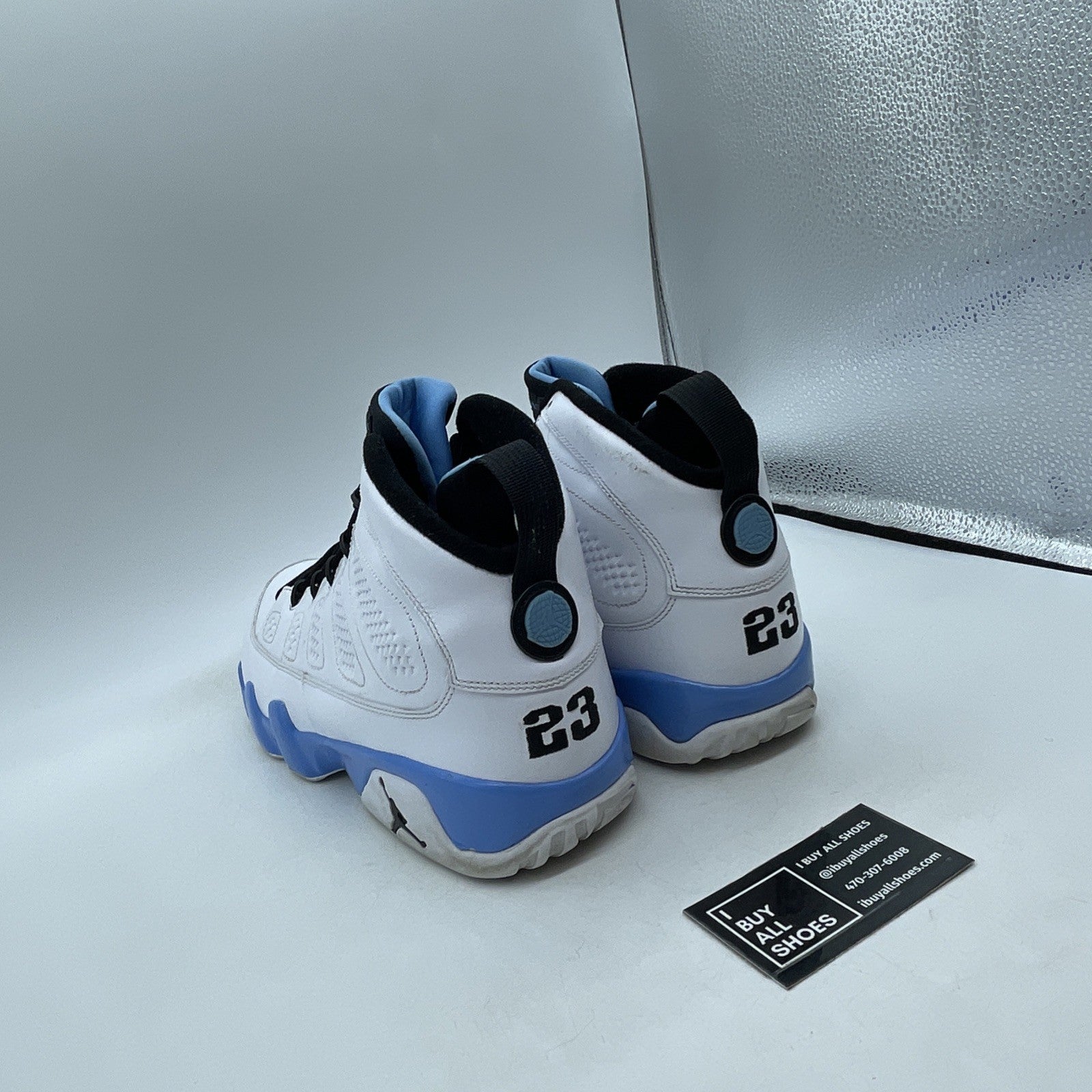 Size 12 - Air Jordan 9 Retro 2010 Powder Blue (302370-103)