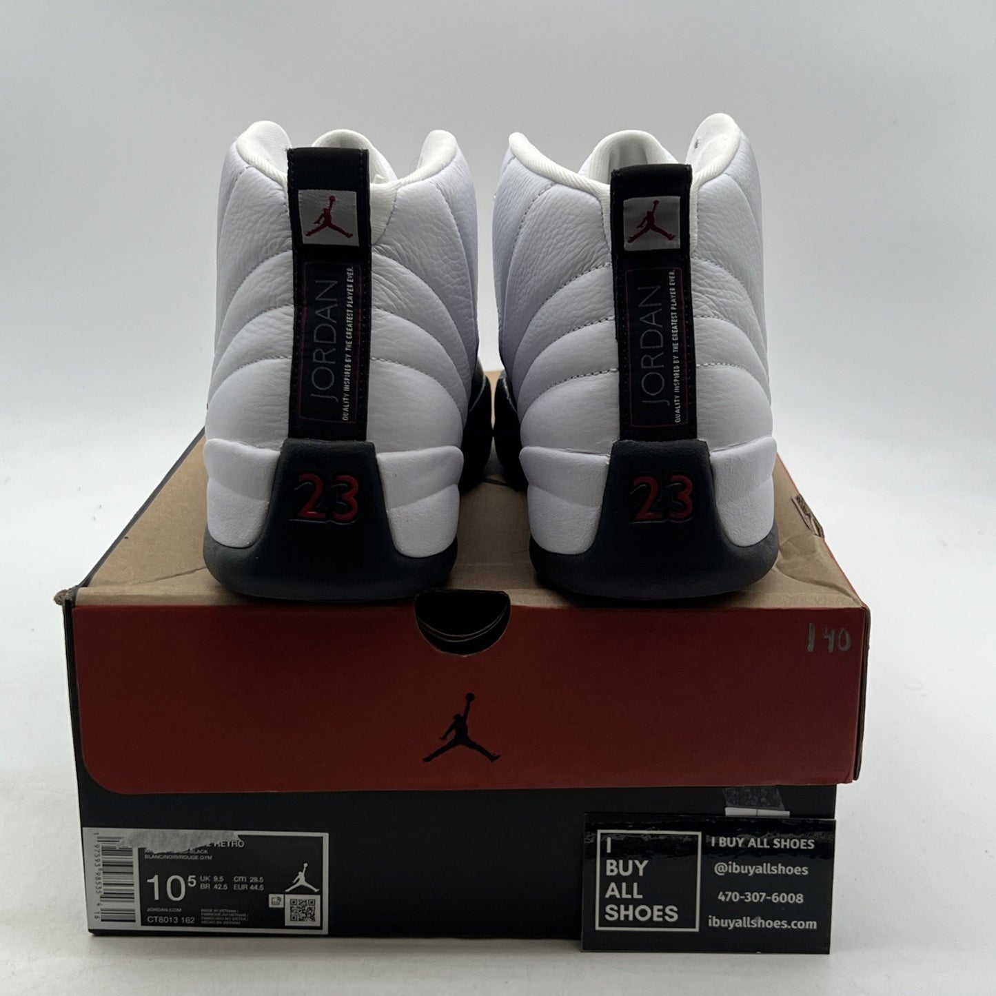 Size 10.5 - Air Jordan 12 Retro Taxi Flip (CT8013-162)