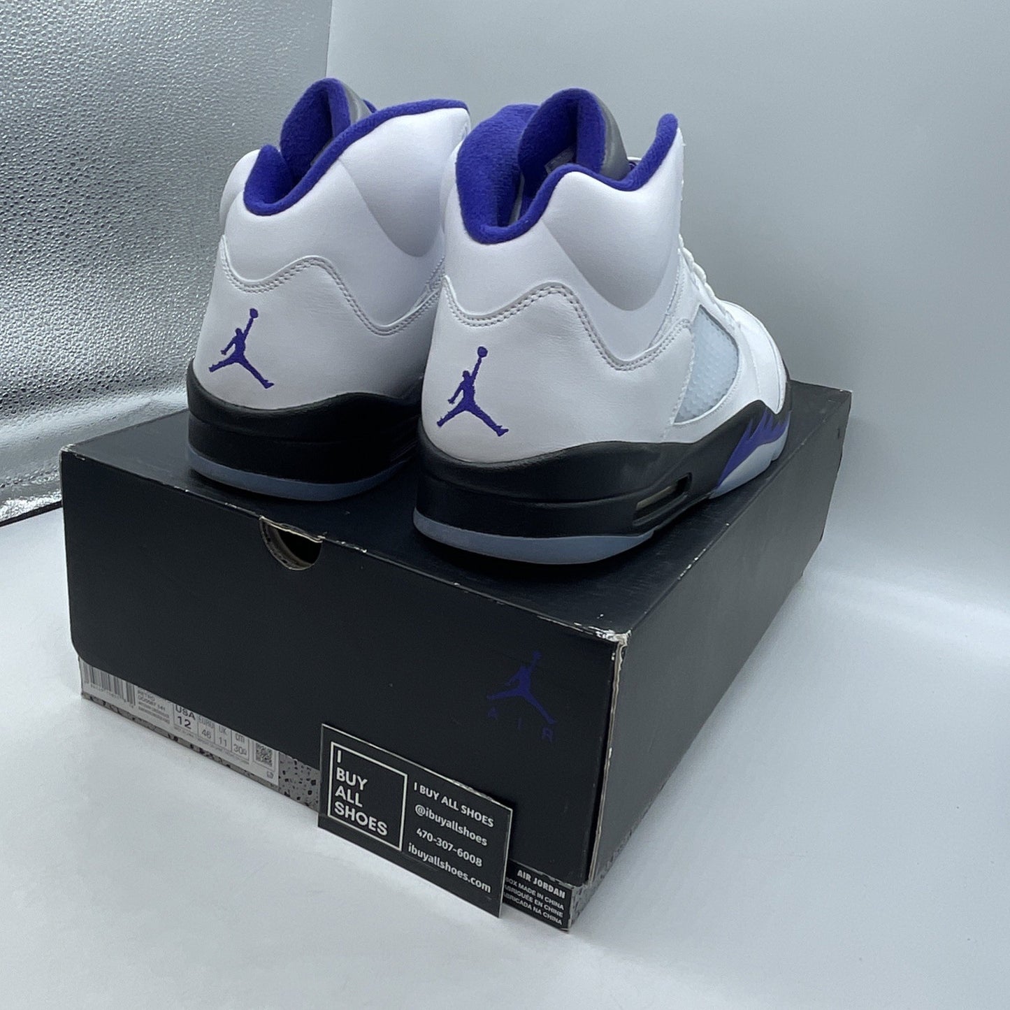 Size 12 - Air Jordan 5 Concord 2022 (DD05587-141)