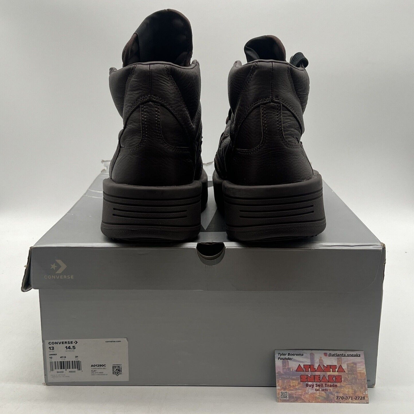 Size 13 - Converse Rick Owens x DRKSHDW TURBOWPN Mid Clay (A0129C)
