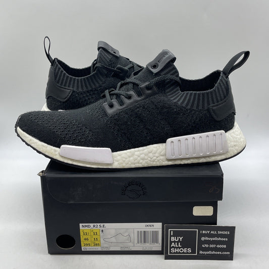 Size 11.5 - A Ma Maniere x Invincible x adidas NMD_R1 Primeknit Core Black