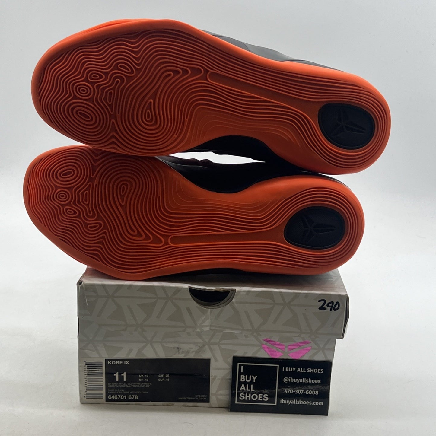 Size 11 - Nike Kobe 9 EM Deep Garnet (646701-678)