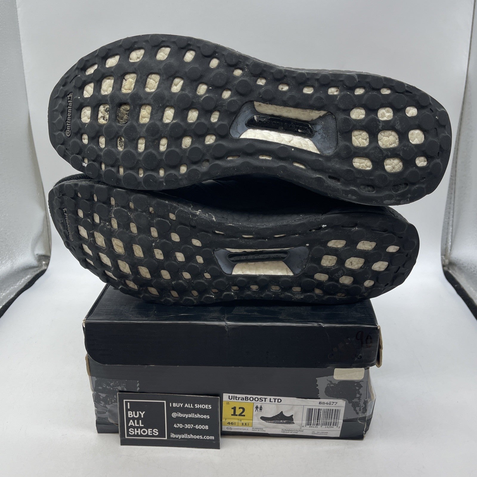 Size 12 - Adidas UltraBoost 1.0 Limited Triple Black (BB4677)