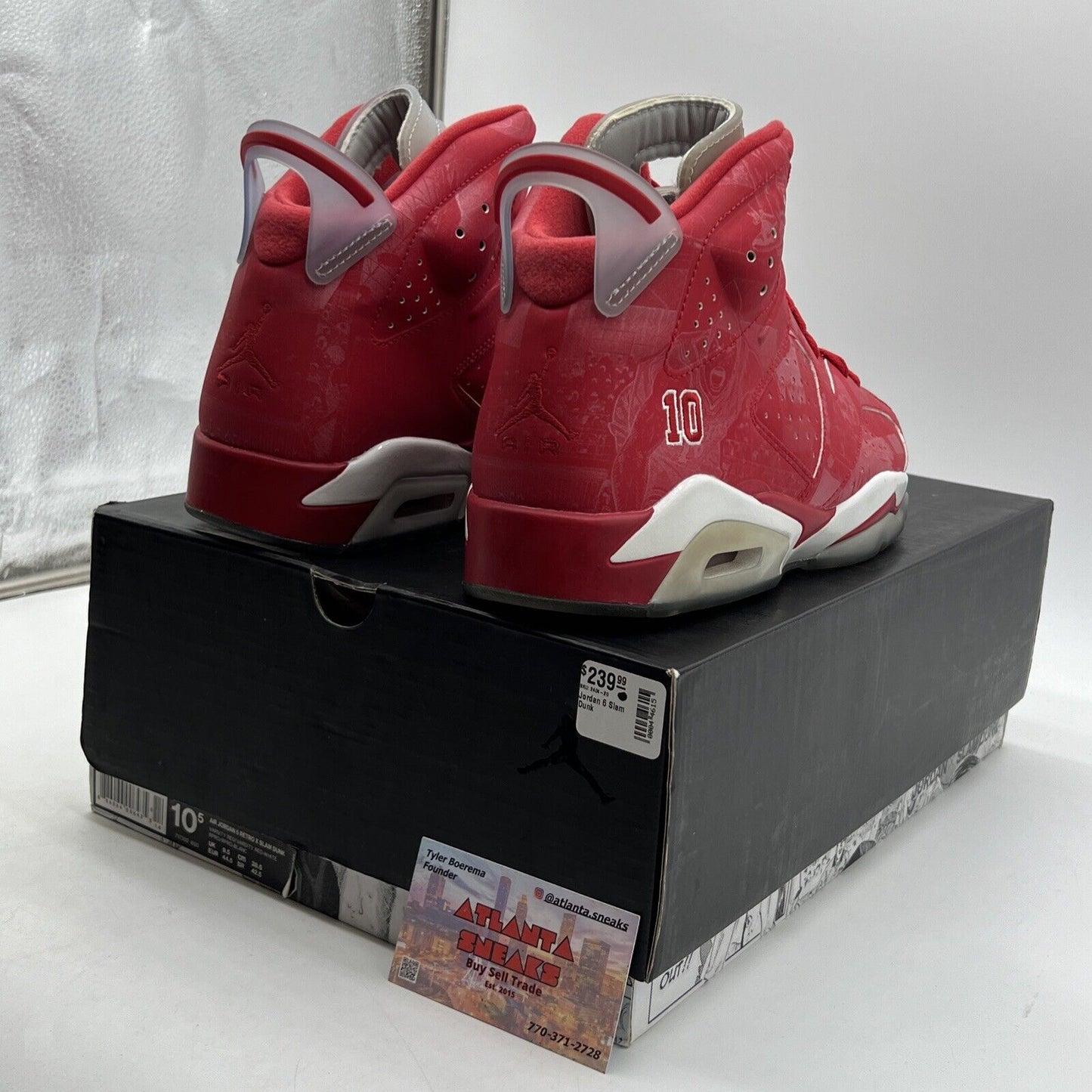 Size 10.5 - Air Jordan 6 Retro Slam Dunk (717302-600)