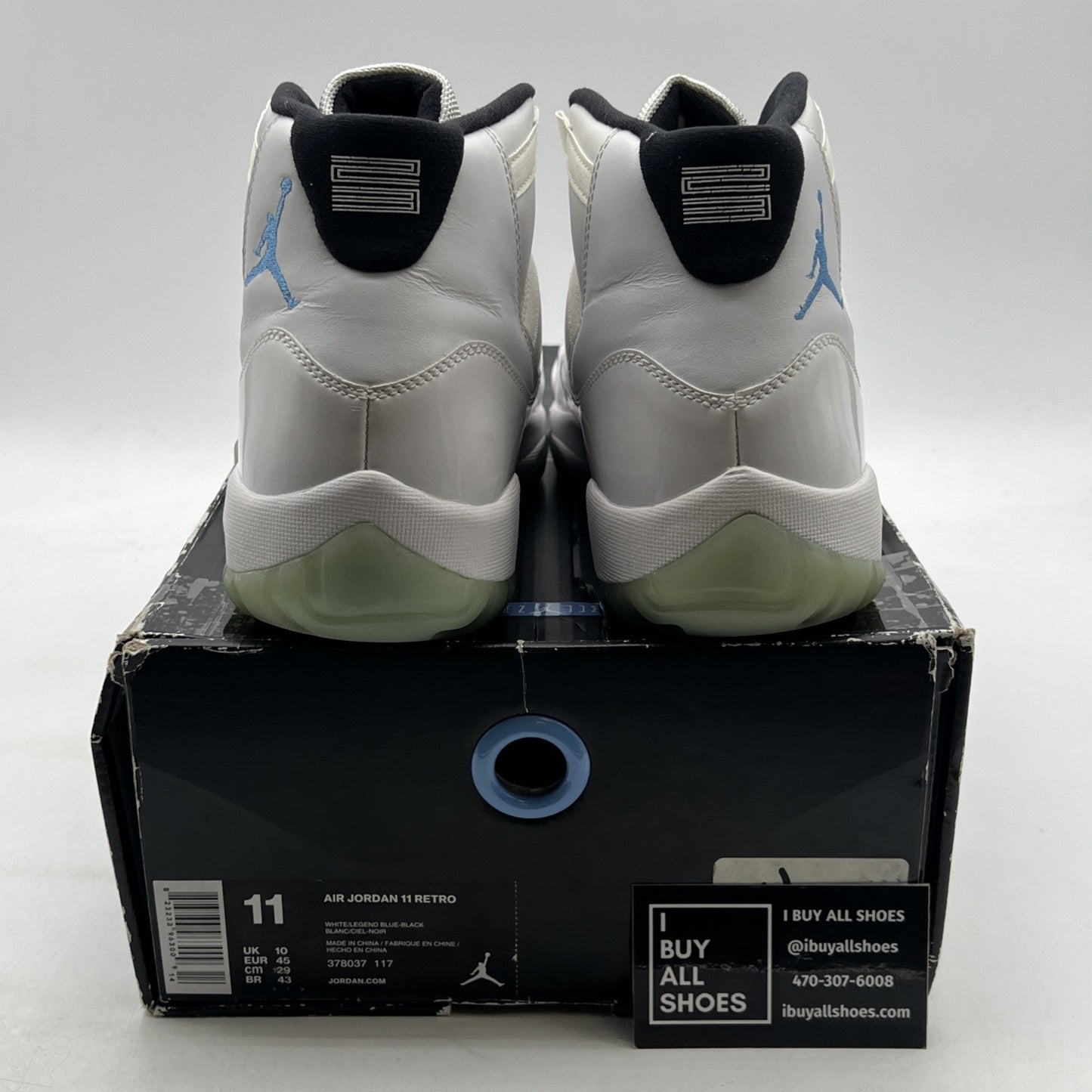 Size 11 - Air Jordan 11 Retro High Legend Blue (378037-117)