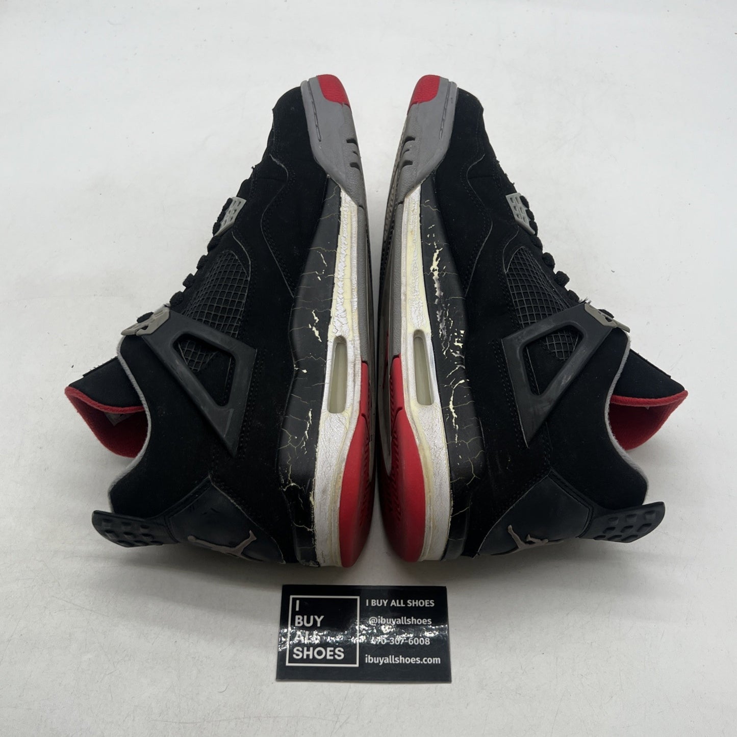Size 11.5 - Air Jordan 4 Retro bred release 2012 (308497-003)