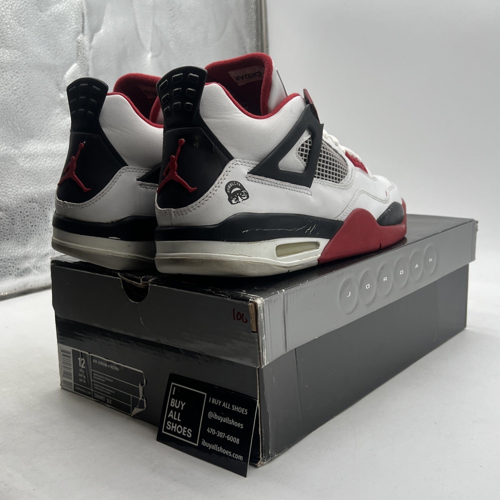 Size 12 - Air Jordan 4 Retro Mars Blackmon (308497-162)