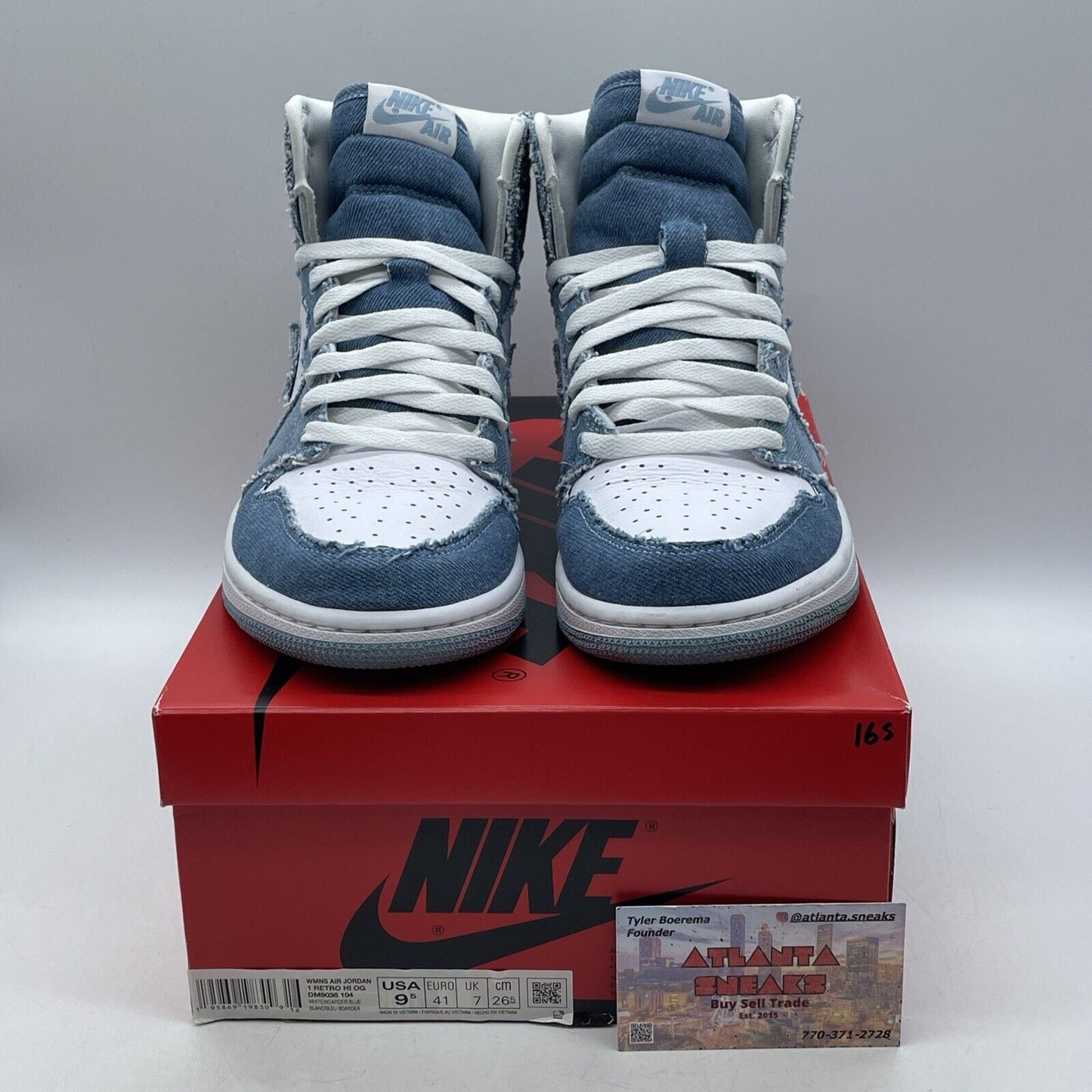 Size 9.5 - Jordan 1 High OG Denim 2022