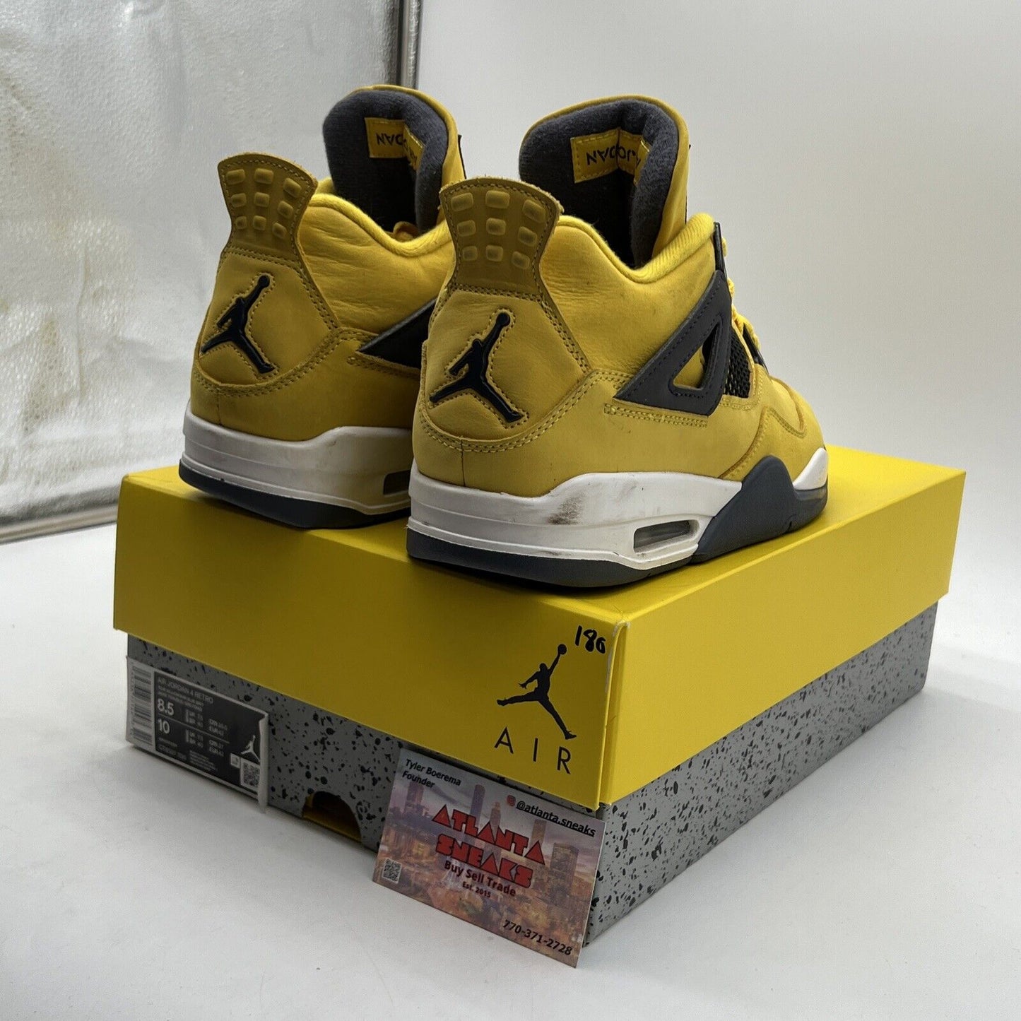 Size 8.5 - Jordan 4 Retro Mid Lightning (CT8527-700)