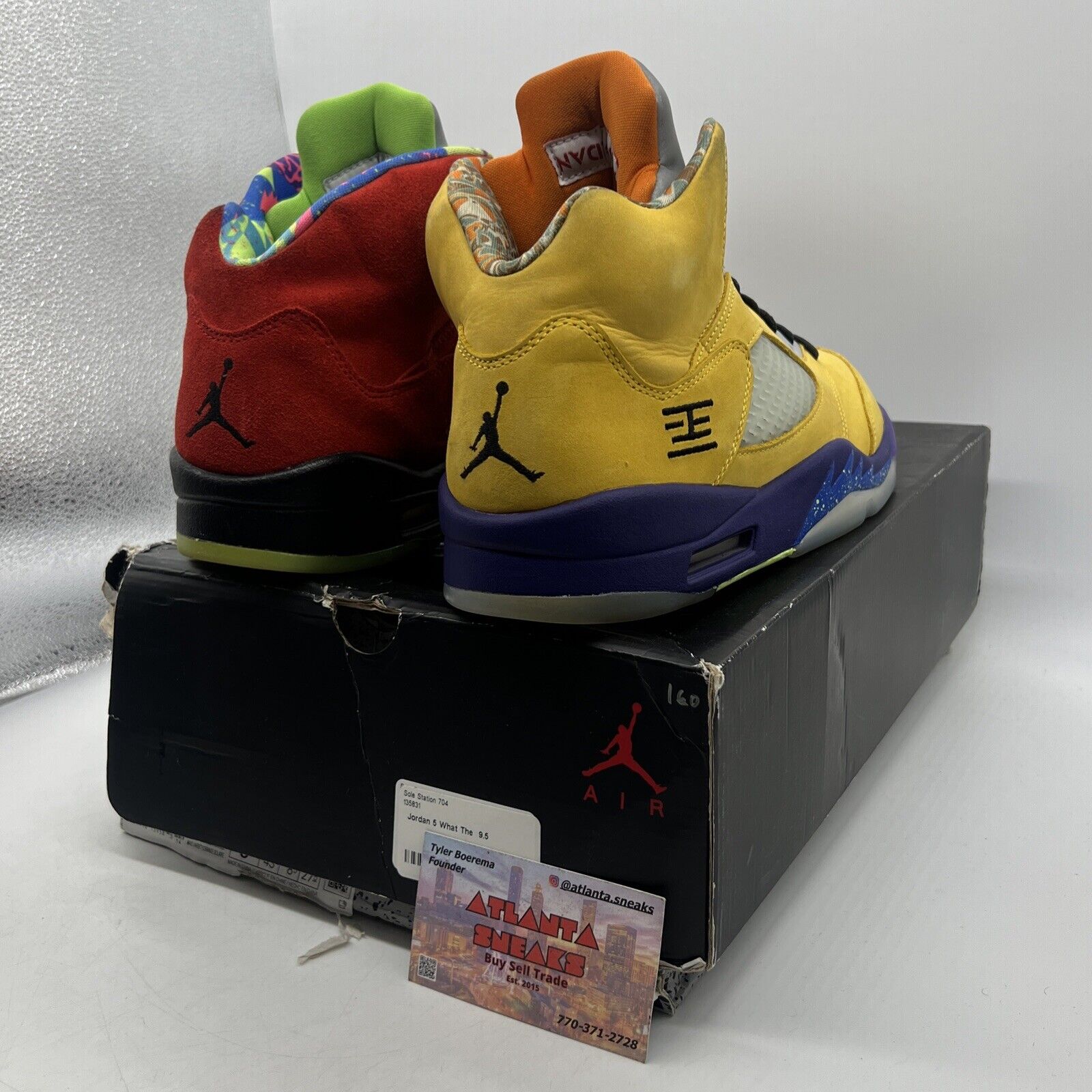 Size 9.5 - Jordan 5 Retro SE Solar Orange Red Yellow Purple Black (CZ5725-700)