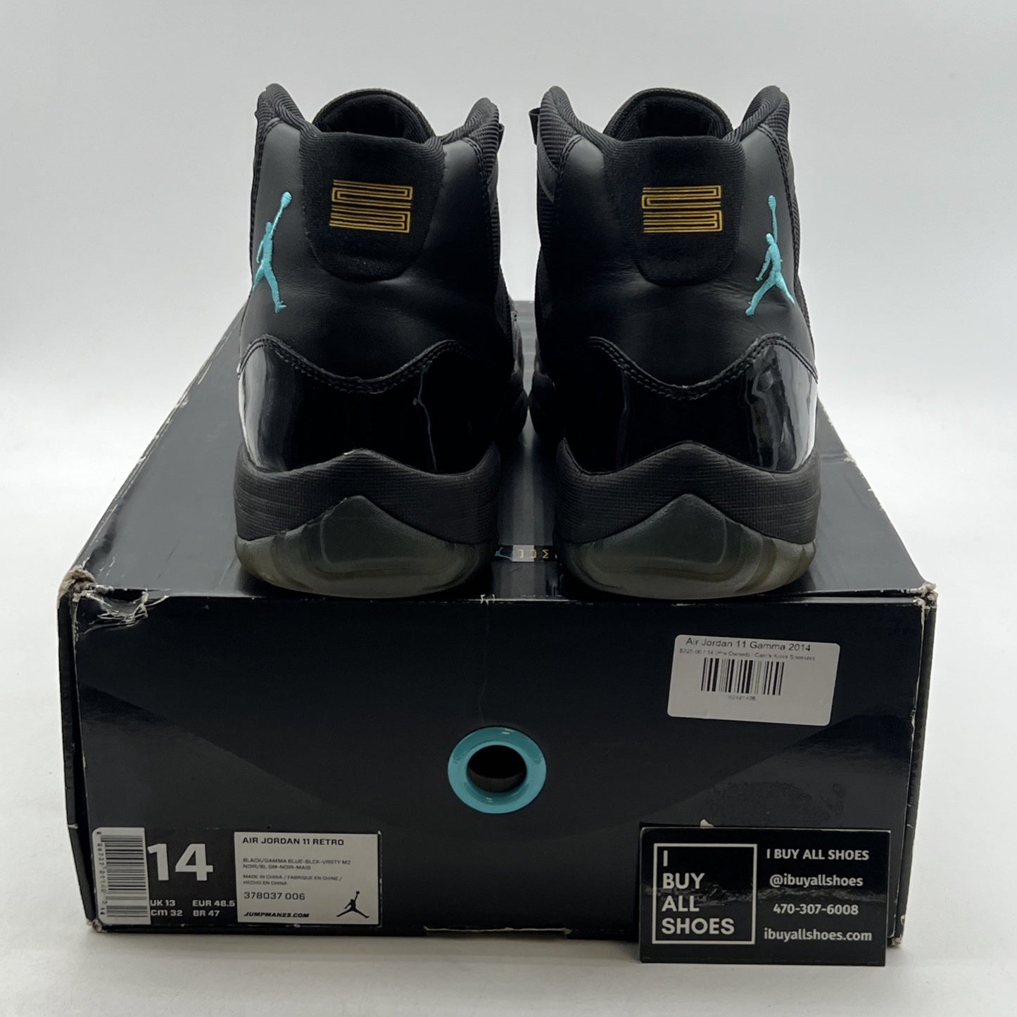 Size 14 - Air Jordan 11 Retro High Gamma Blue (378037-006)