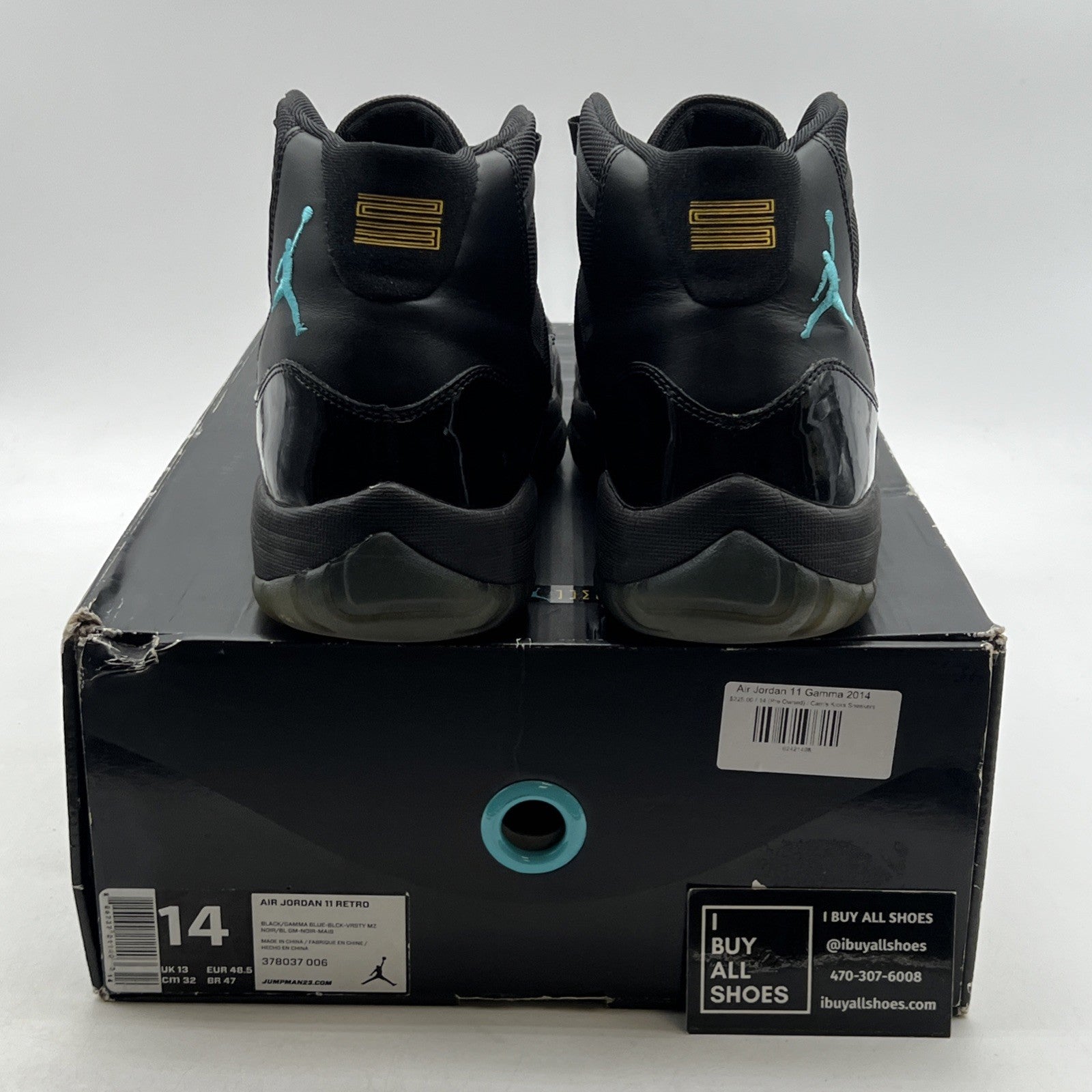 Size 14 - Air Jordan 11 Retro High Gamma Blue (378037-006)